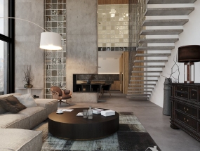 PENTHOUSE: Góc Nhìn Lãng Mạn Nhà Industrial
