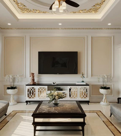 NHÀ PHỐ: Phong Cách Tân Cổ Điển Qúy Phái