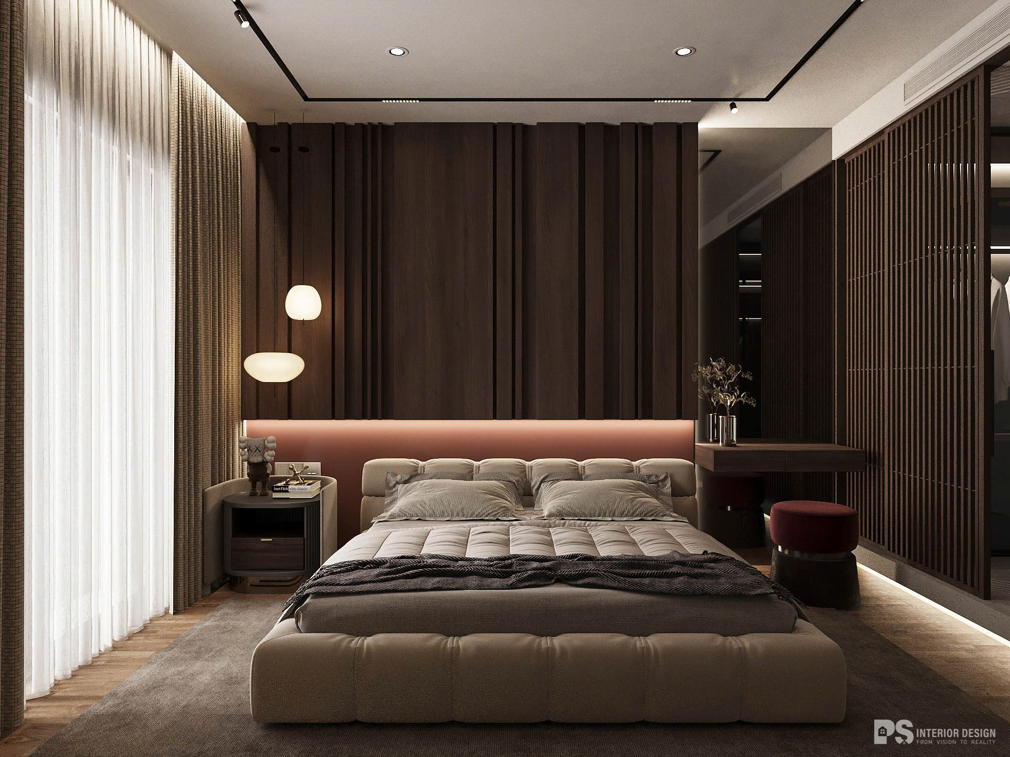 thiết kế thi công nội thất nhà phố The Meadow Bình Chánh sang trọng 