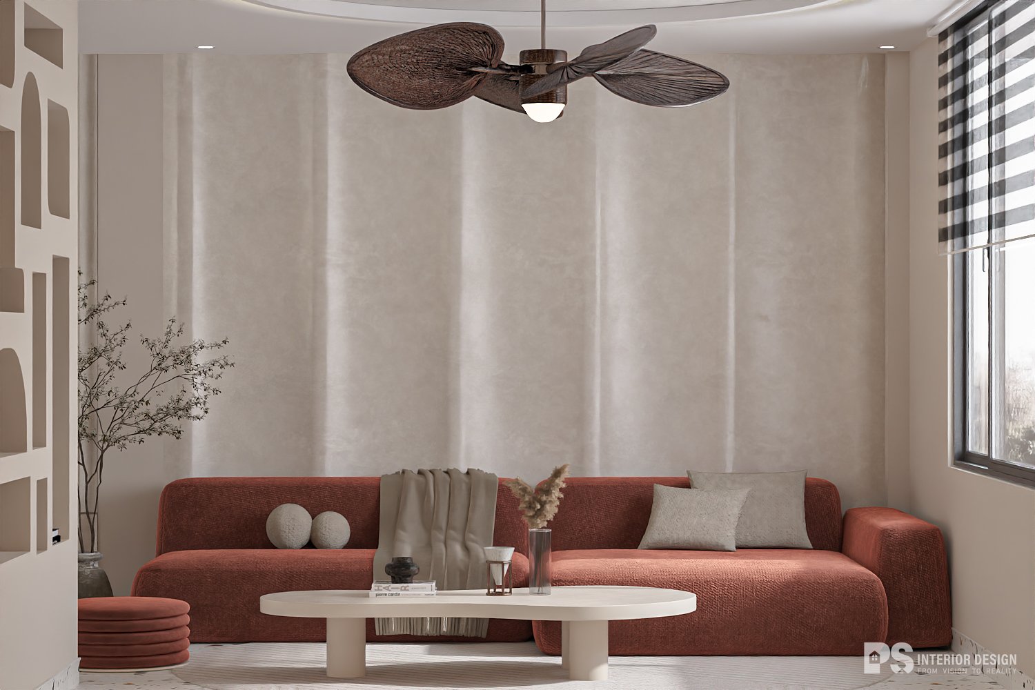 thiết kế nội thất với sofa phù hợp