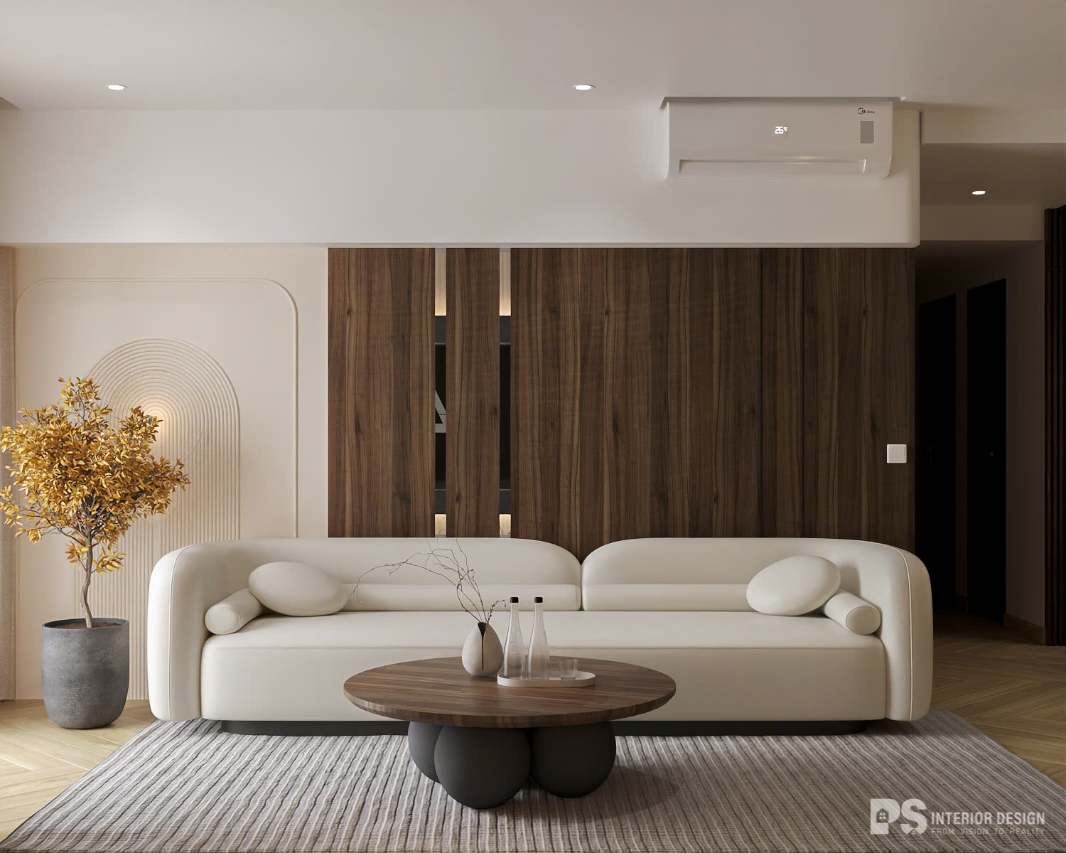 thiết kế nội thất căn hộ Diamond Brilliant