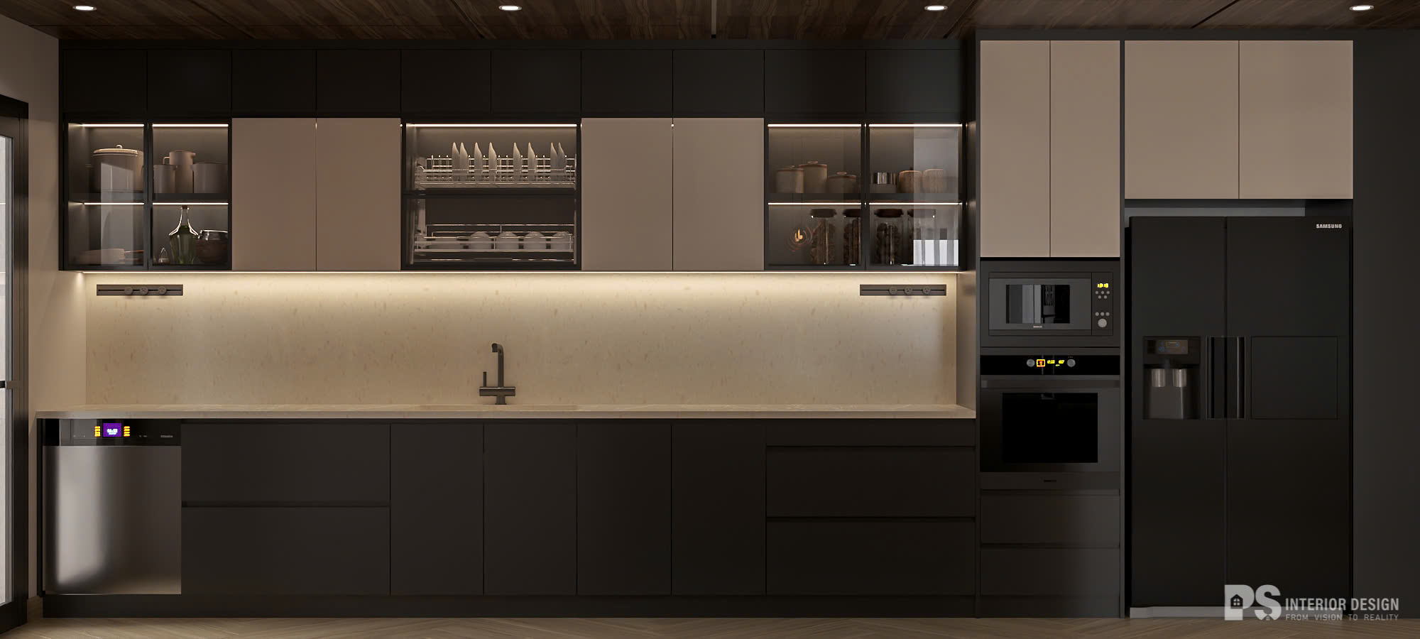 thiết kế nội thất căn hộ Diamond Brilliant