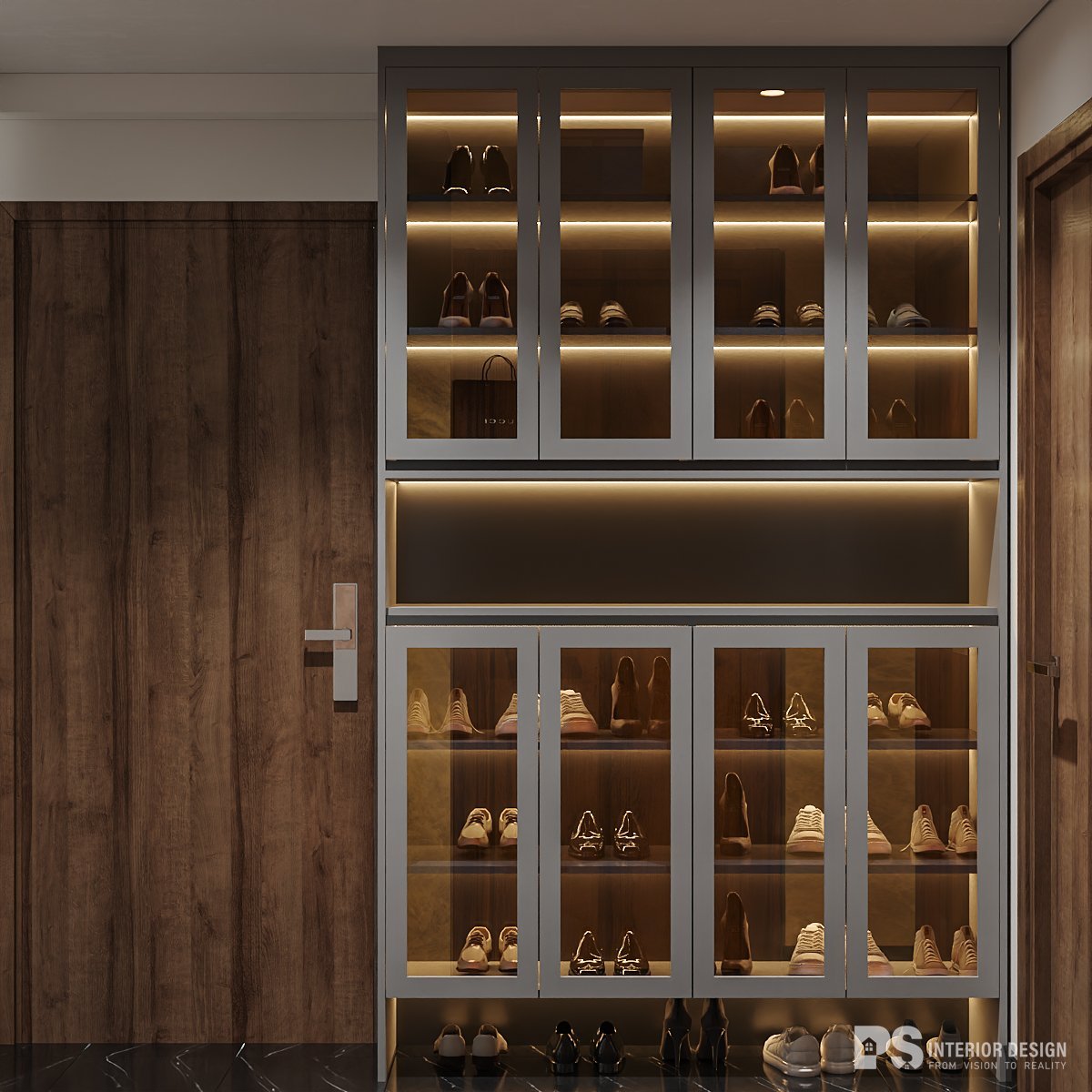 Thiết kế nội thất căn hộ Mizuki Park 2 phòng ngủ đẹp