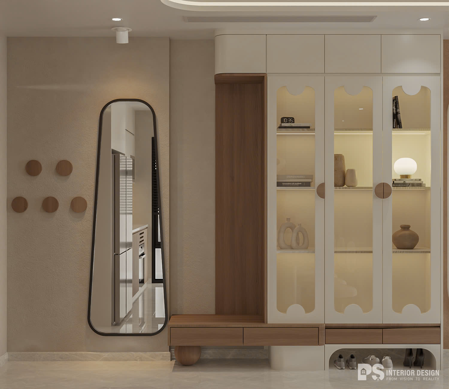 thiết kế thi công nội thất căn hộ The Privia Khang Điền đẹp