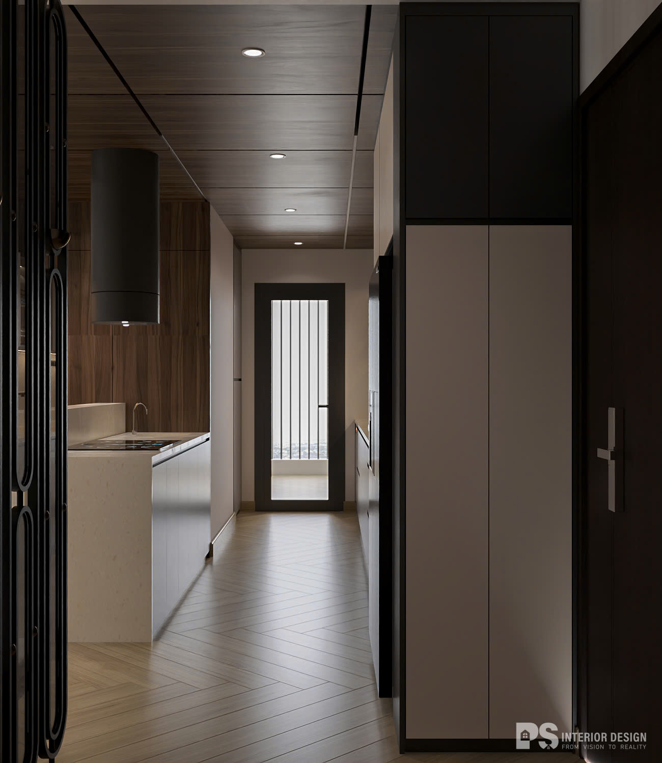 thiết kế nội thất căn hộ Diamond Brilliant