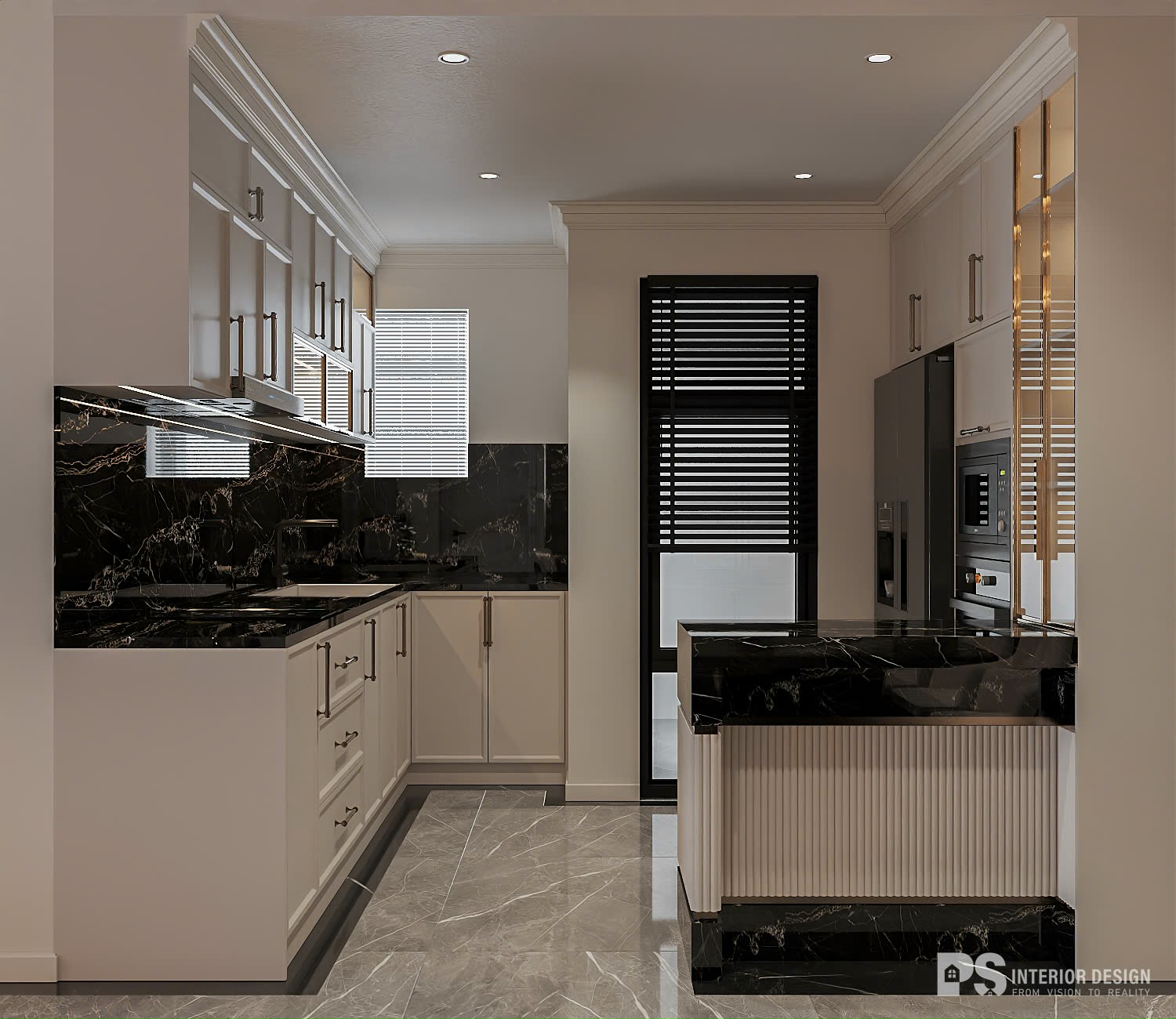 thiết kế nội thất căn hộ diamond centery