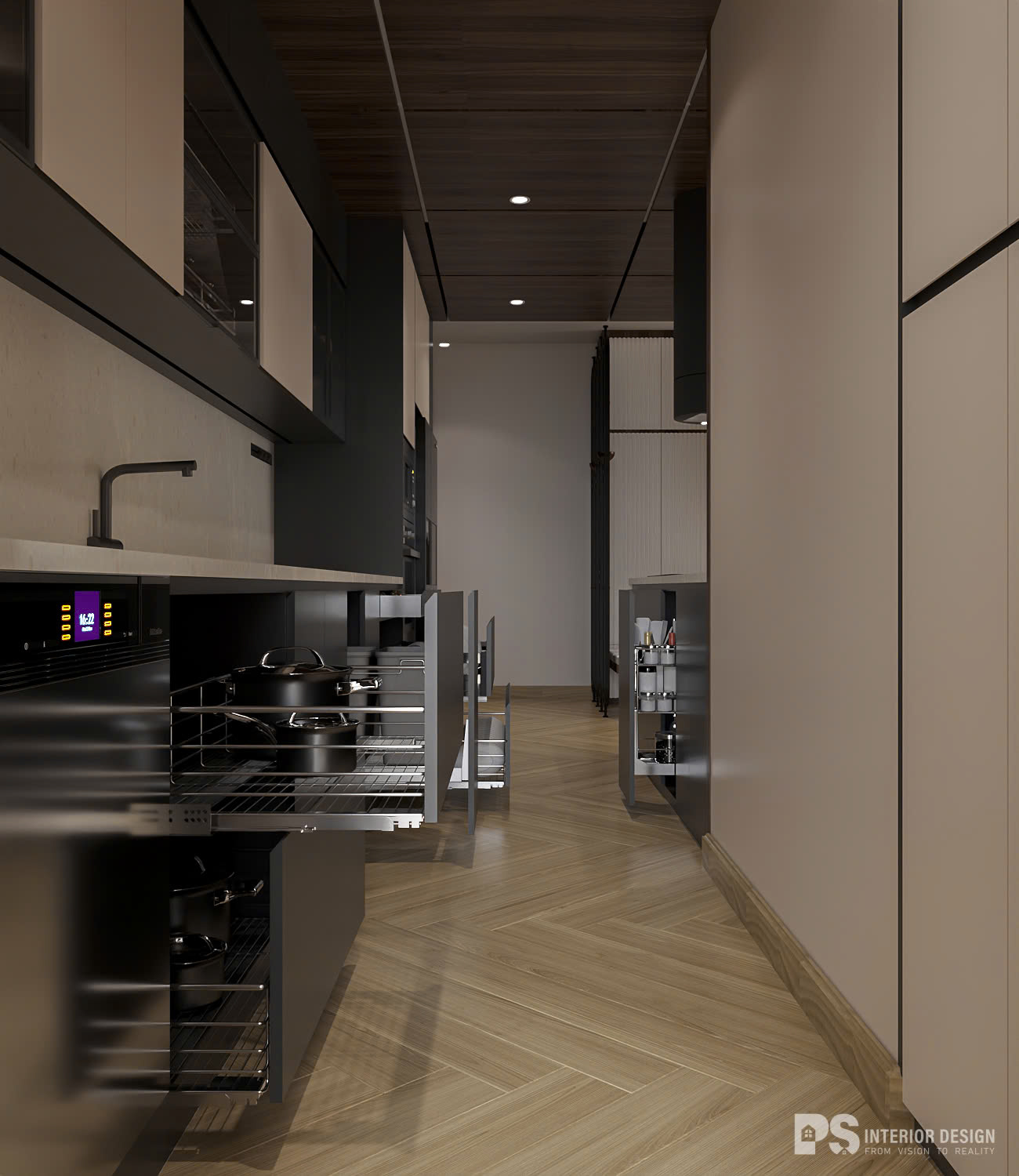 thiết kế nội thất căn hộ Diamond Brilliant