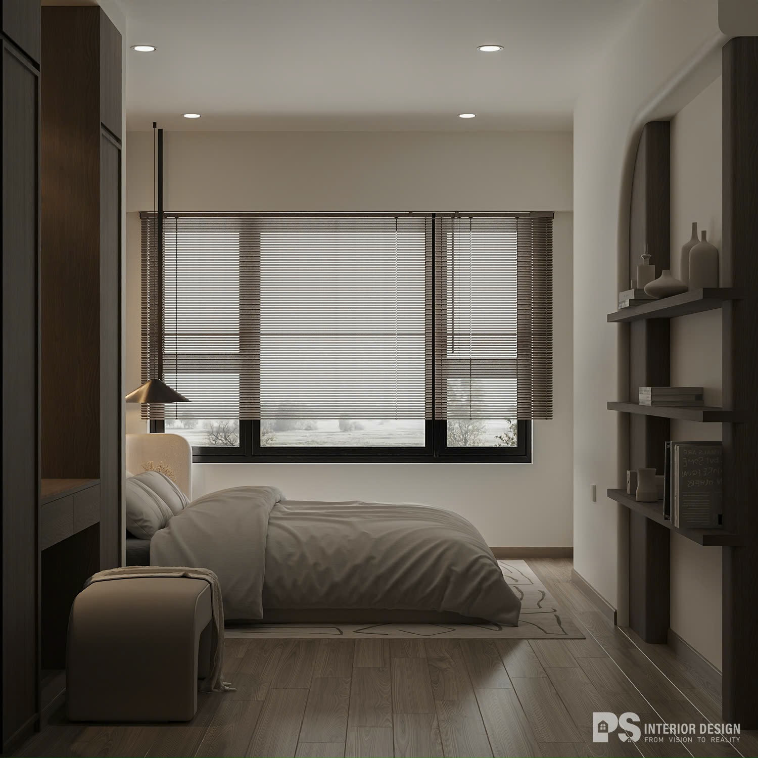 thi công nội thất căn hộ akari city