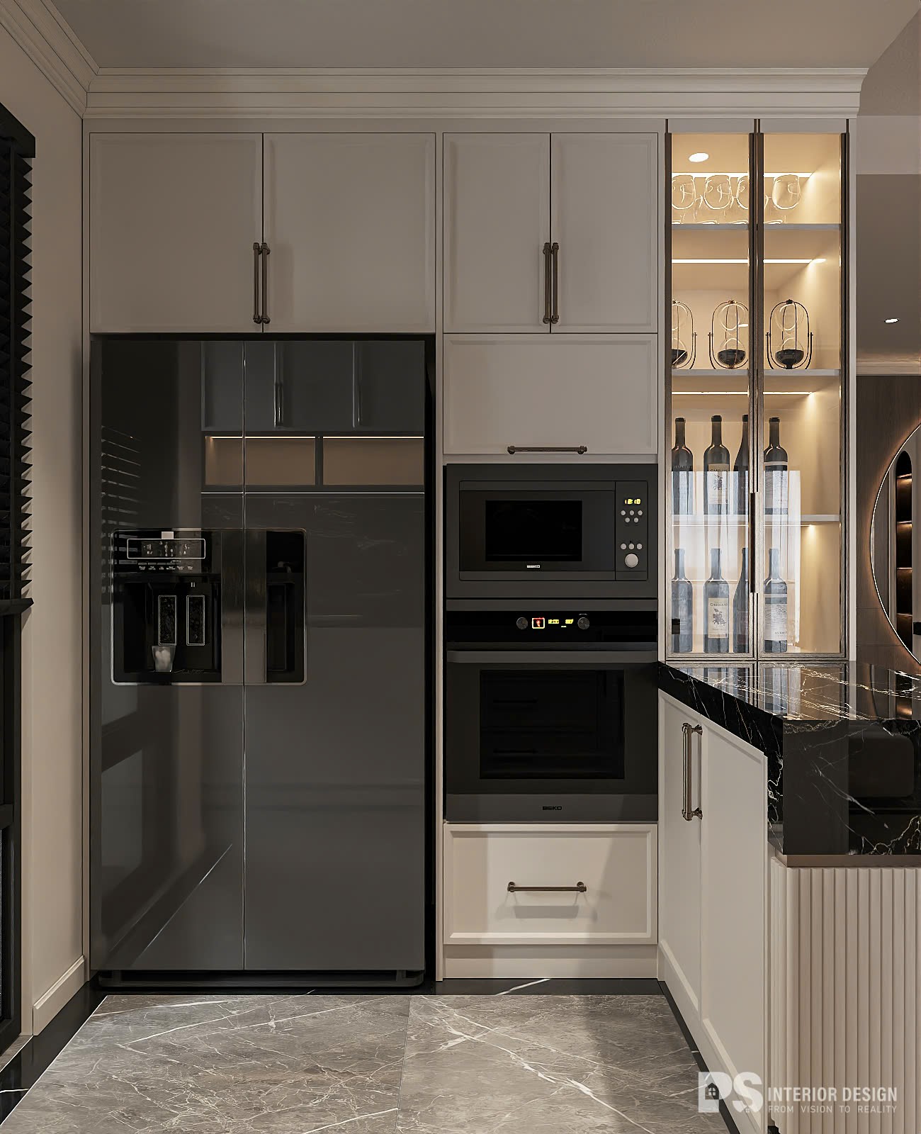 thiết kế nội thất căn hộ diamond centery