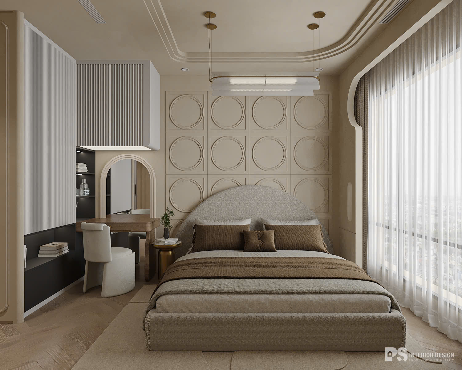 thiết kế nội thất căn hộ diamond centery celadon city đẹp 