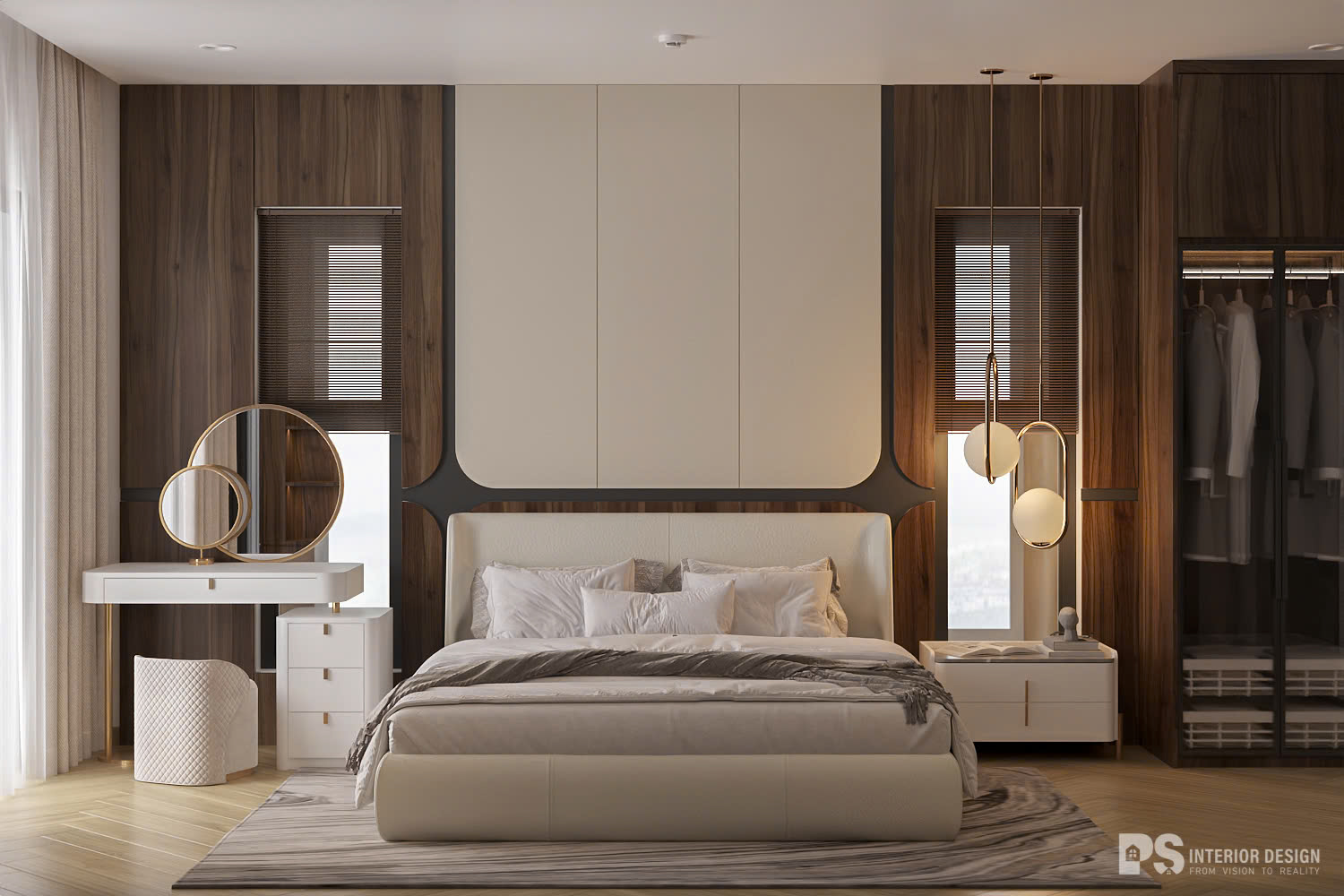 thiết kế nội thất căn hộ Diamond Brilliant