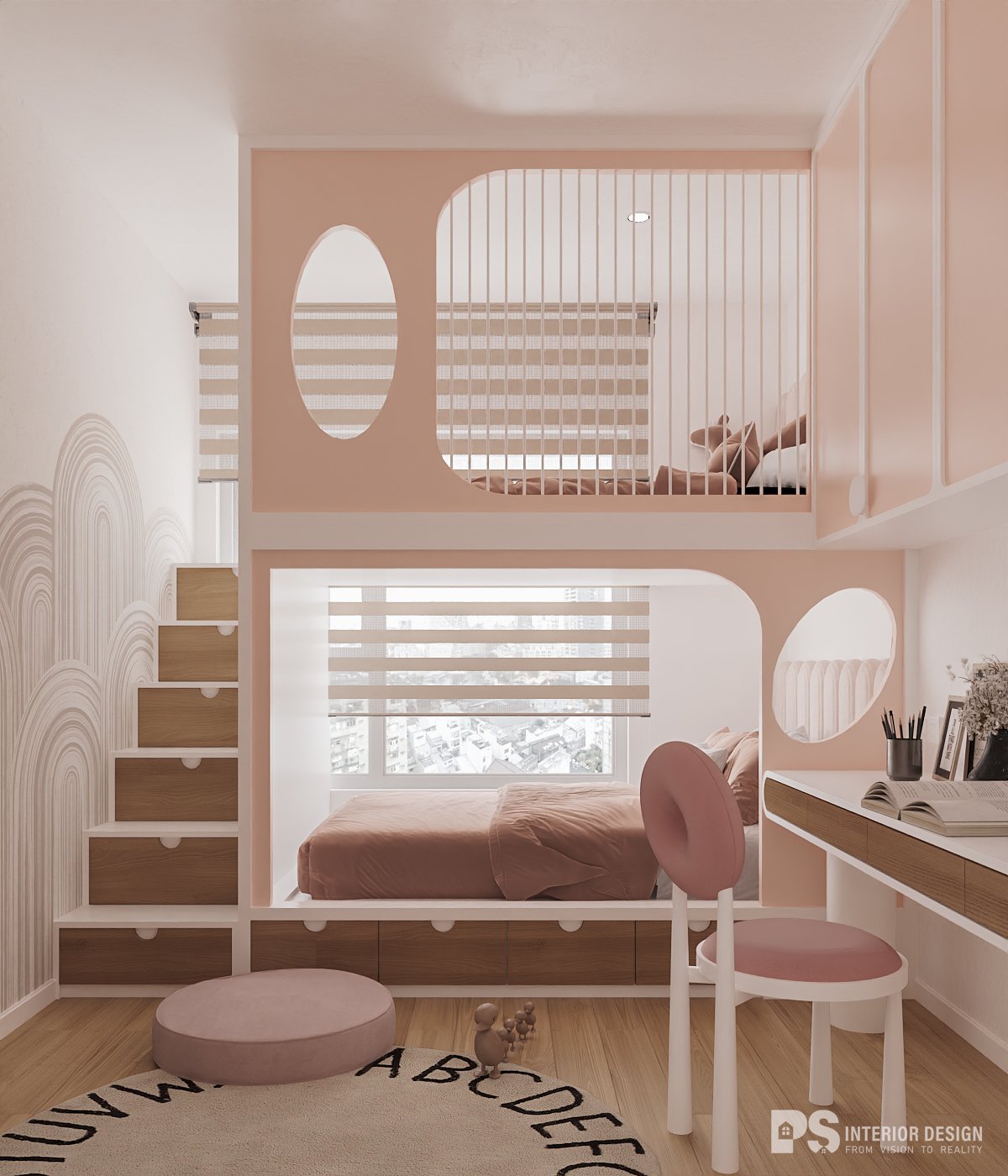 Thiết kế nội thất căn hộ Midori Park