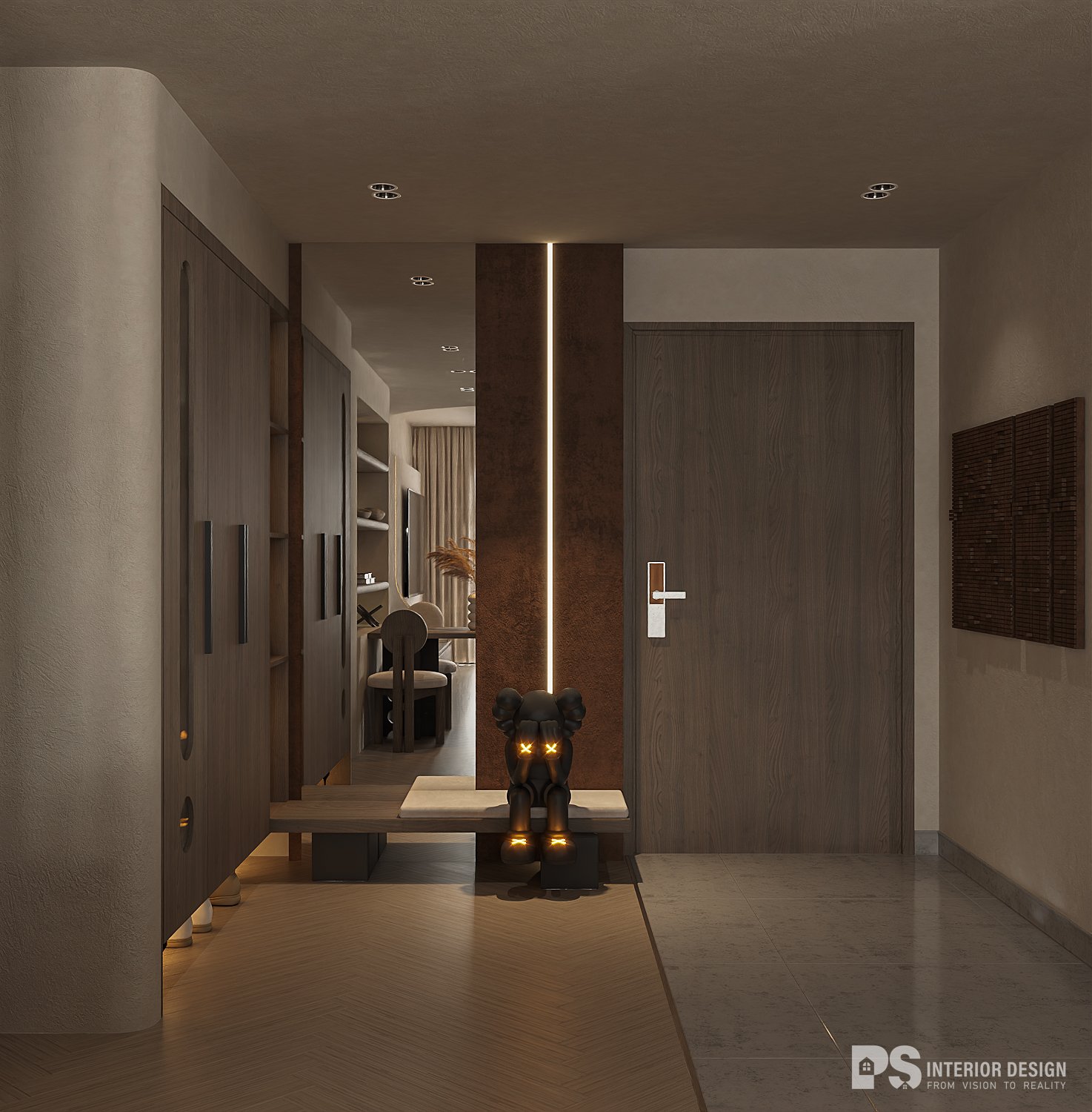 thiết kế nội thất căn hộ diamond centery đẹp