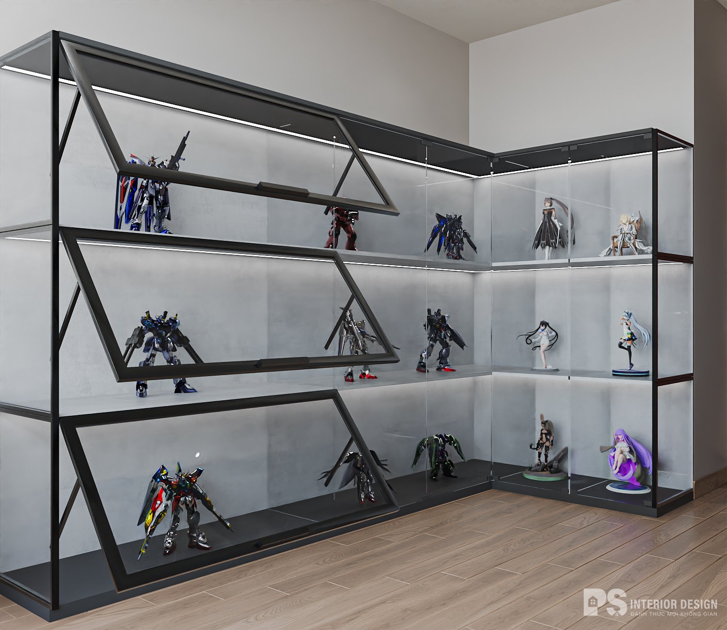 thiết kế thi công nội thất vinhomes 2 phòng ngủ tối ưu