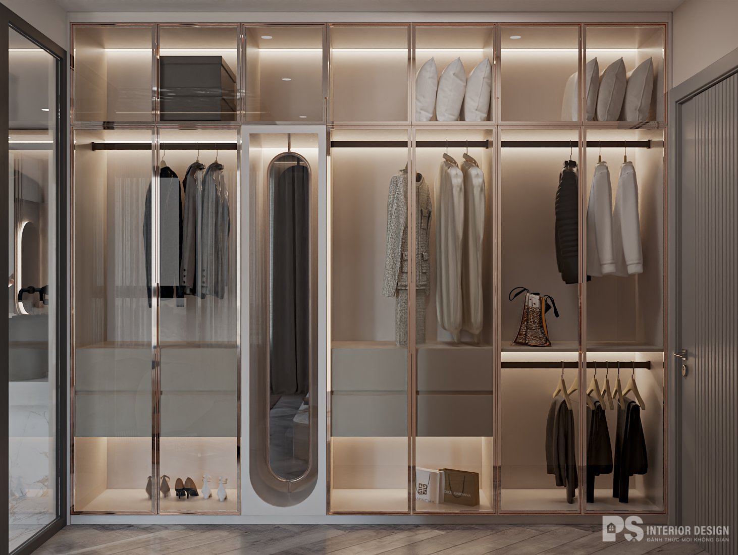 Thiết kế nội thất căn hộ Hà Đô Centrosa 2 phòng ngủ đẹp