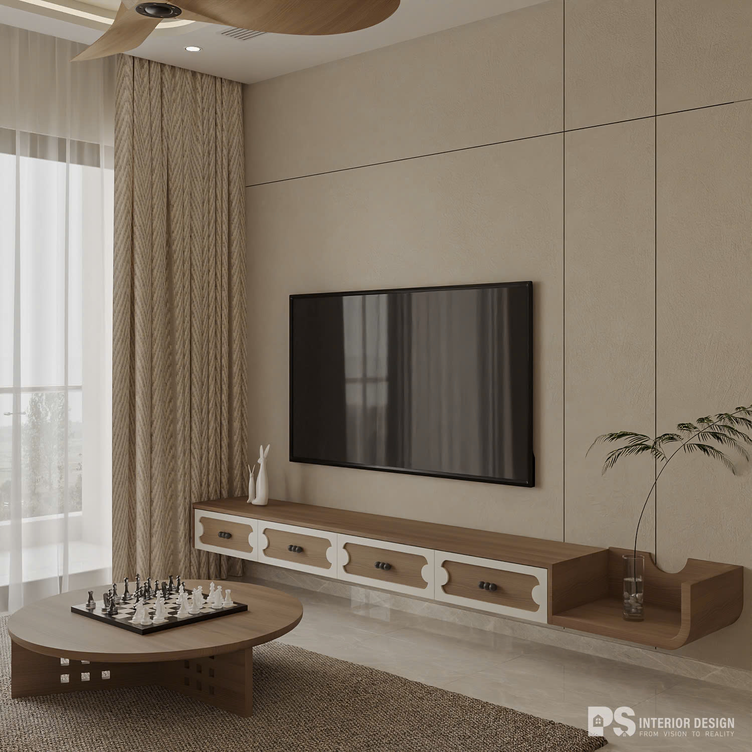 thiết kế thi công nội thất căn hộ The Privia Khang Điền