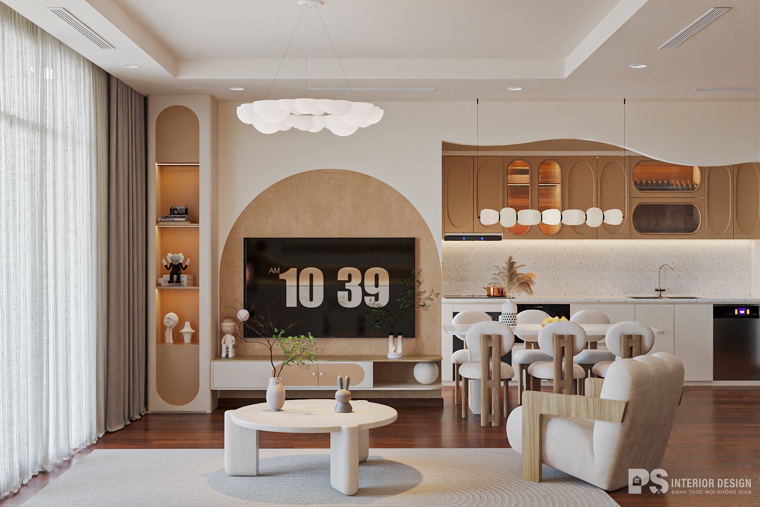 thiết kế nội thất vinhomes đẹp sang trọng 