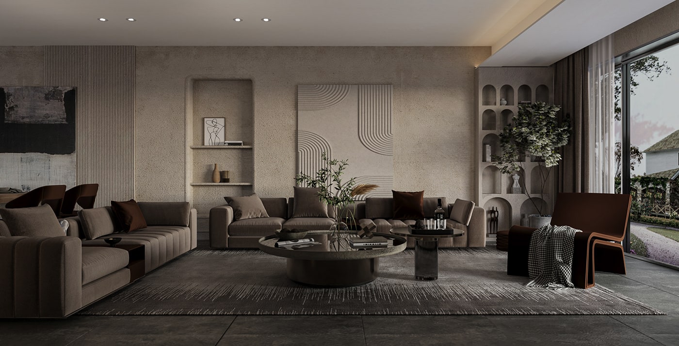 thiết kế nội thất phòng khách