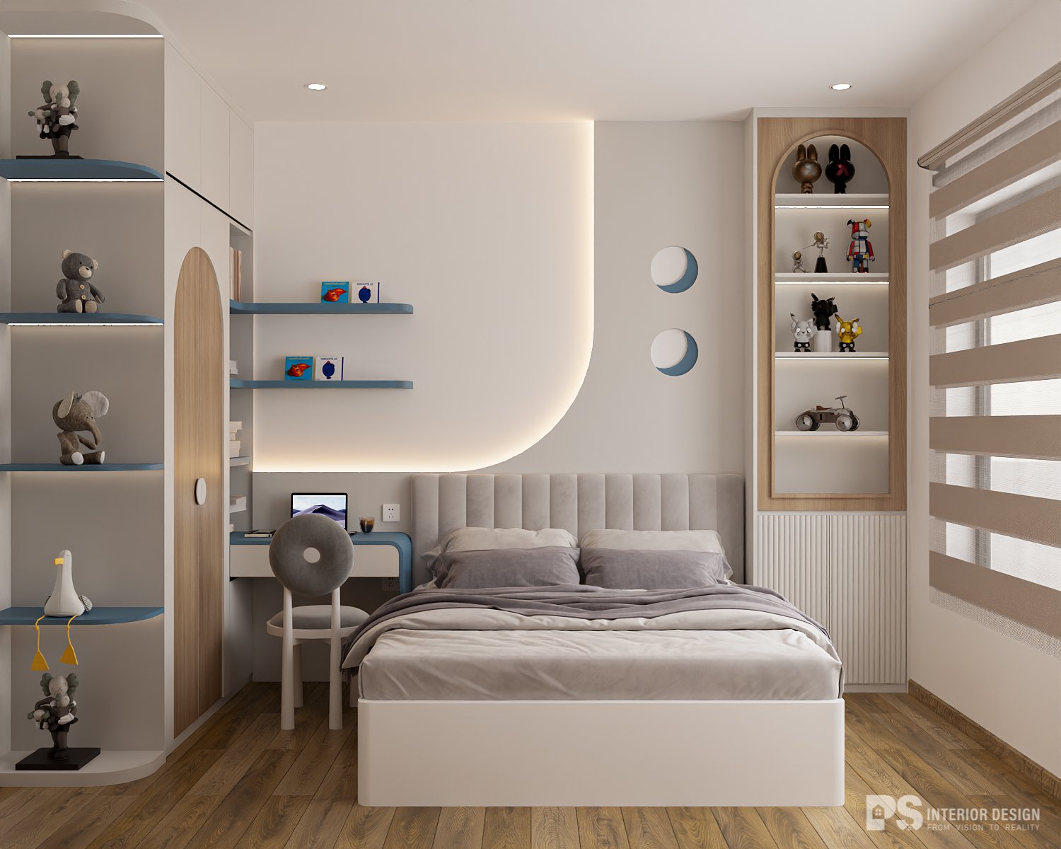 Thiết kế nội thất căn hộ Midori Park