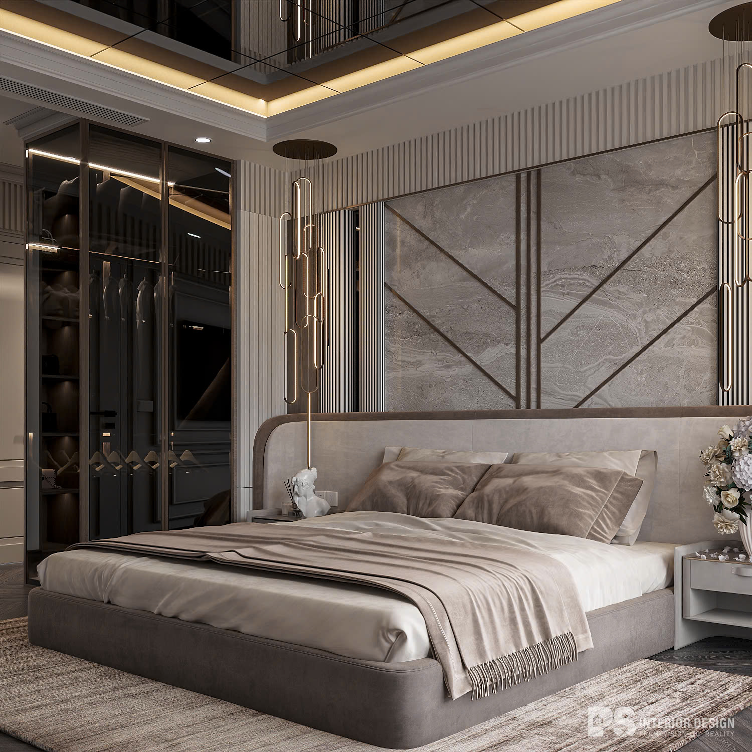 thiết kế nội thất căn hộ diamond centery