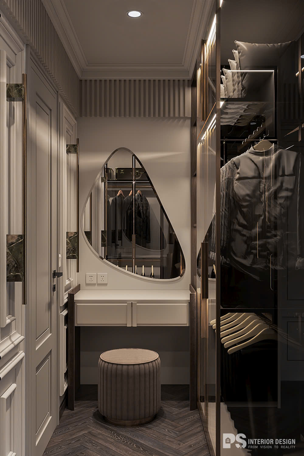 thiết kế nội thất căn hộ diamond centery