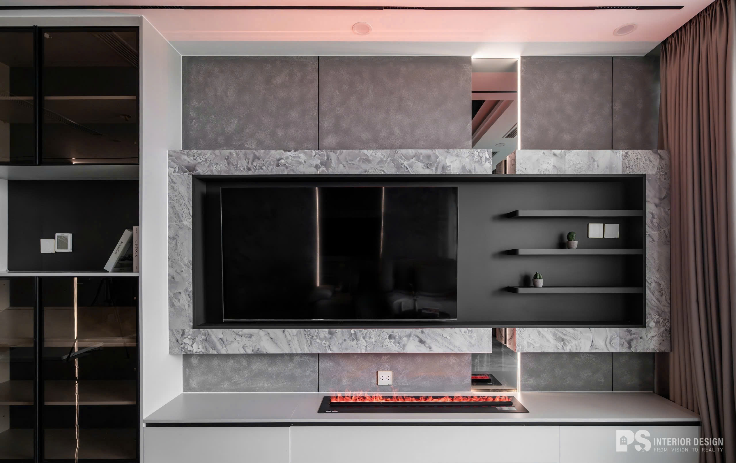 thiet ke noi that can ho sunshine diamond river C phong cach hien dai