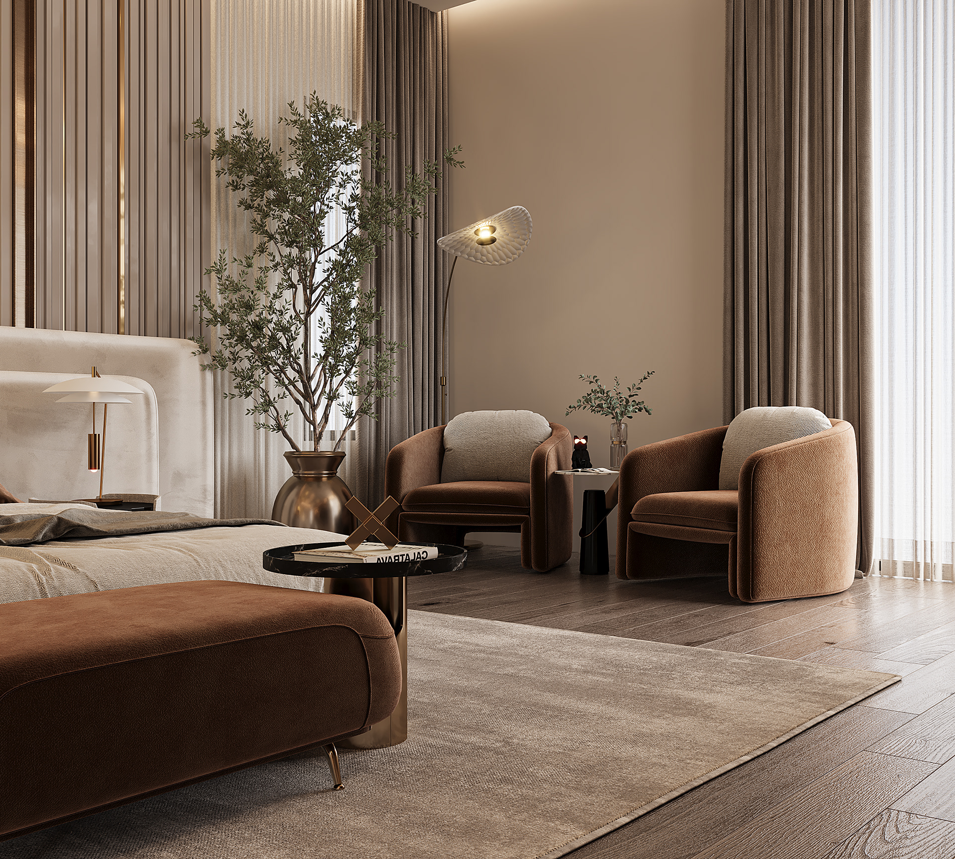 thiết kế nội thất sang trọng 