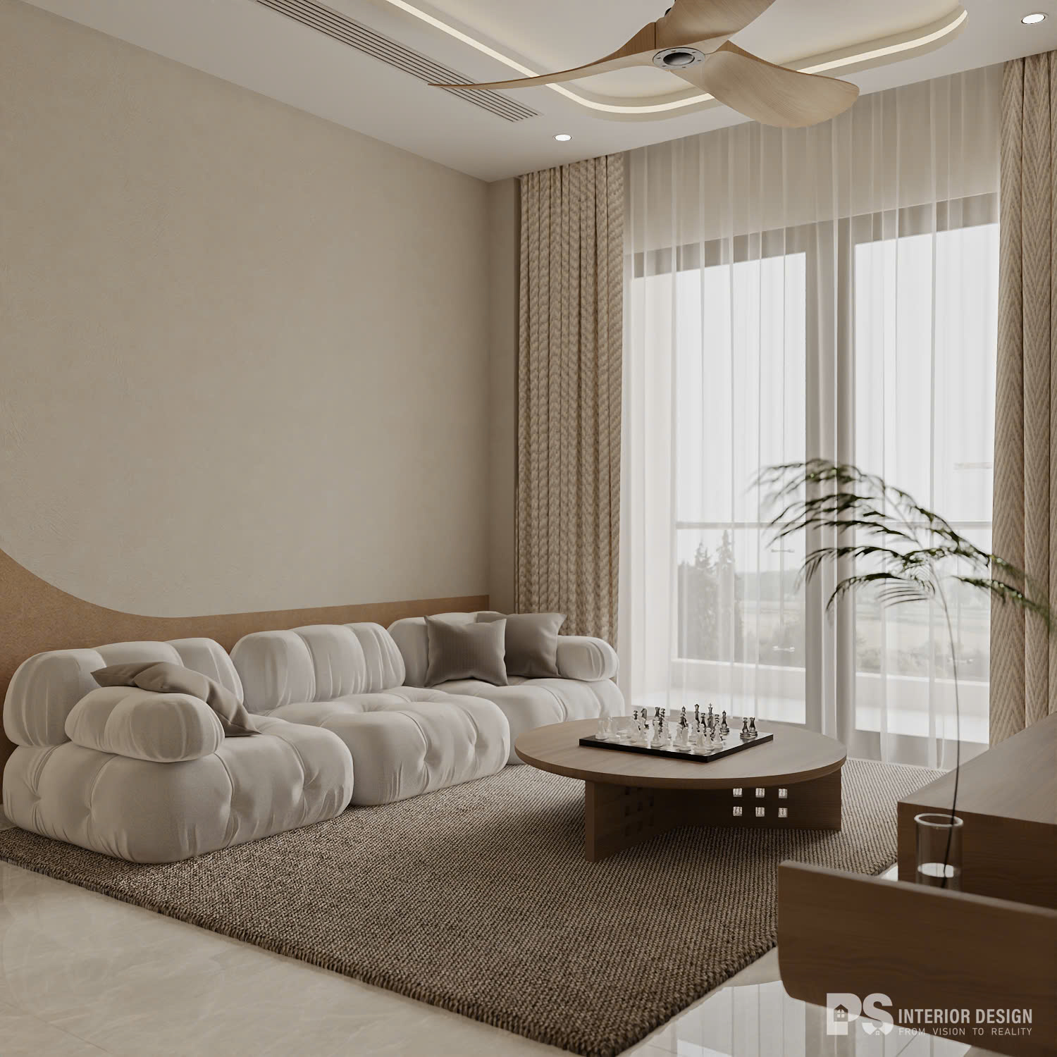 thiết kế nội thất căn hộ The Privia Khang Điền đẹp