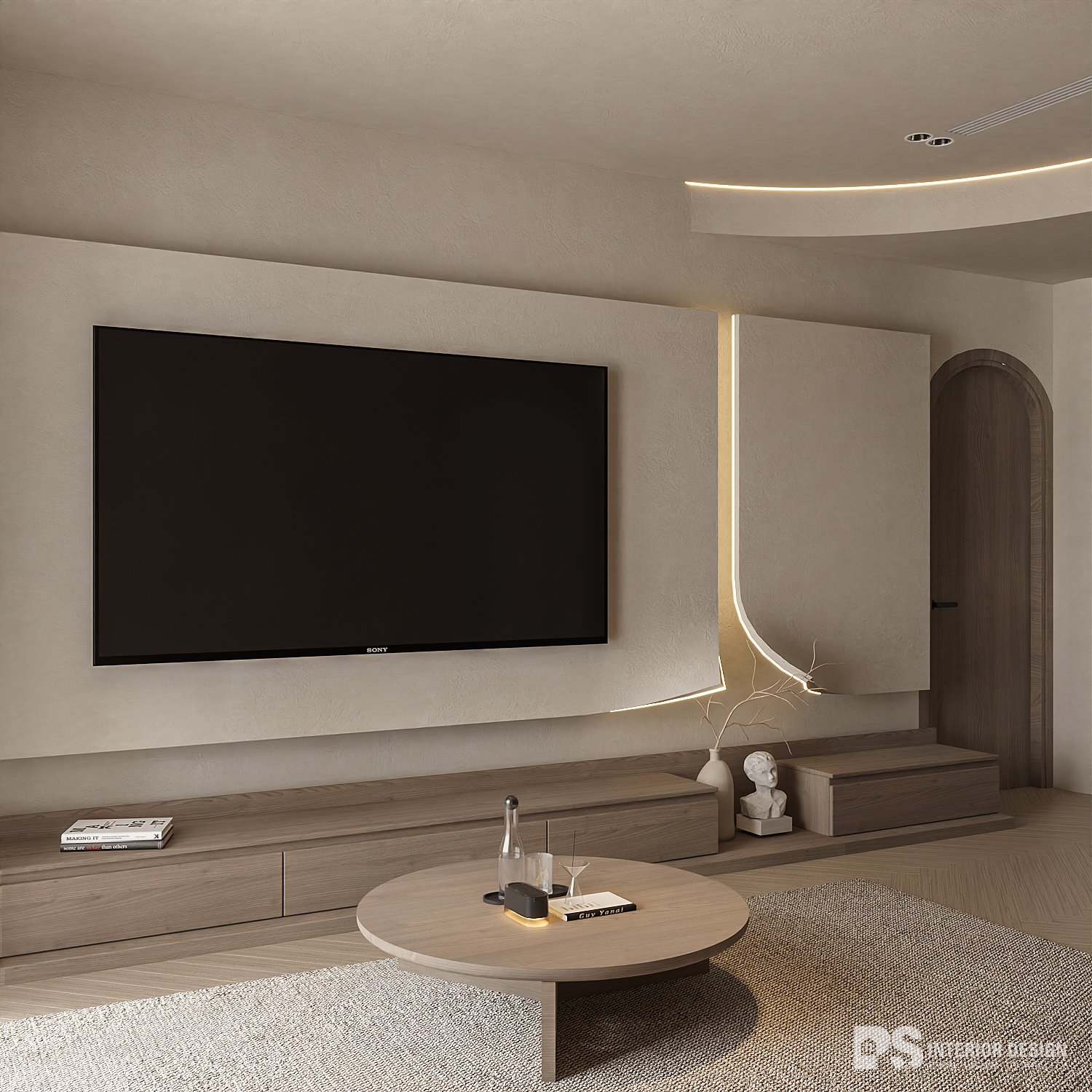 thiết kế nội thất căn hộ diamond centery wabi sabi