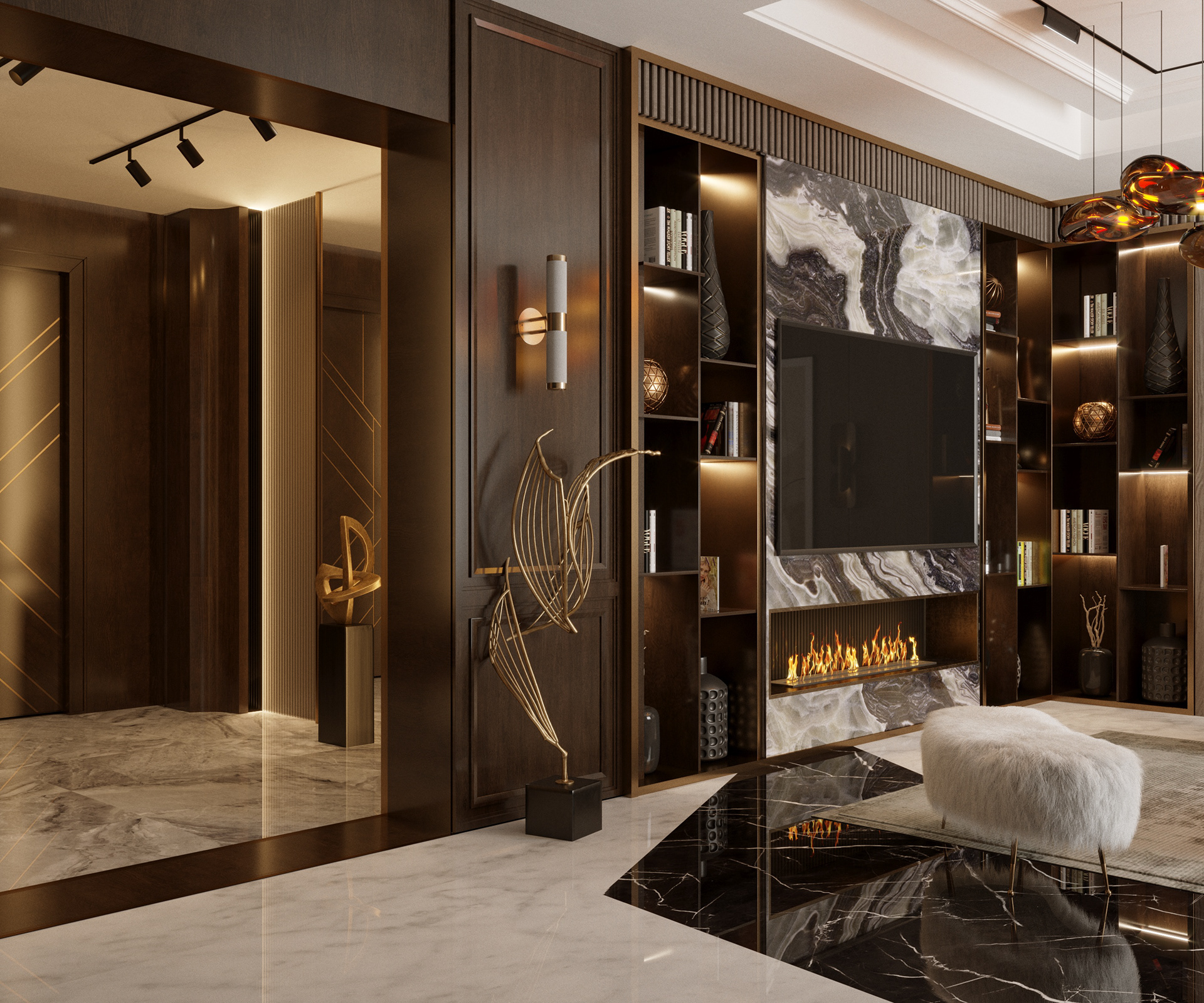 thiết kế nội thất hiện đại sang trọng đẹp