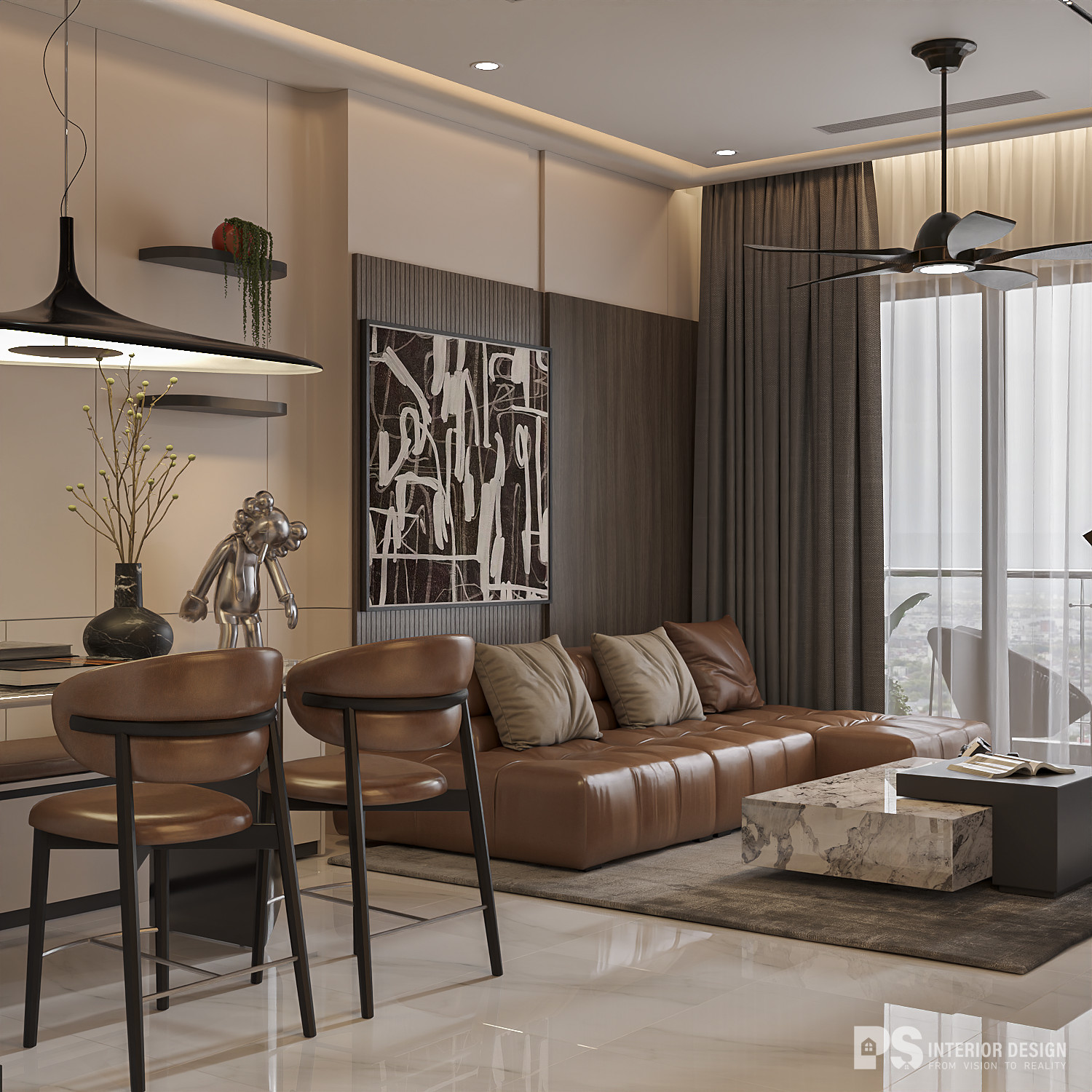 thiết kế nội thất chung cư dep