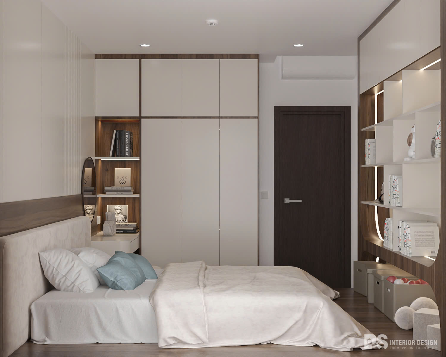 thiết kế nội thất căn hộ Diamond Brilliant