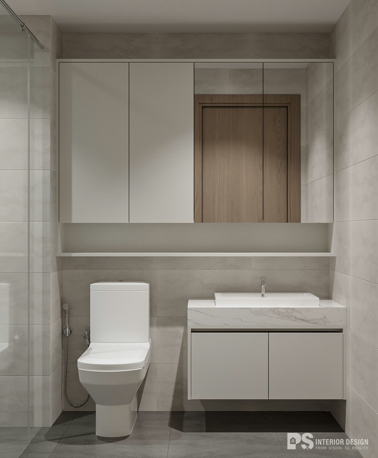 thiết kế nội thất căn hộ The Privia Khang Điền 