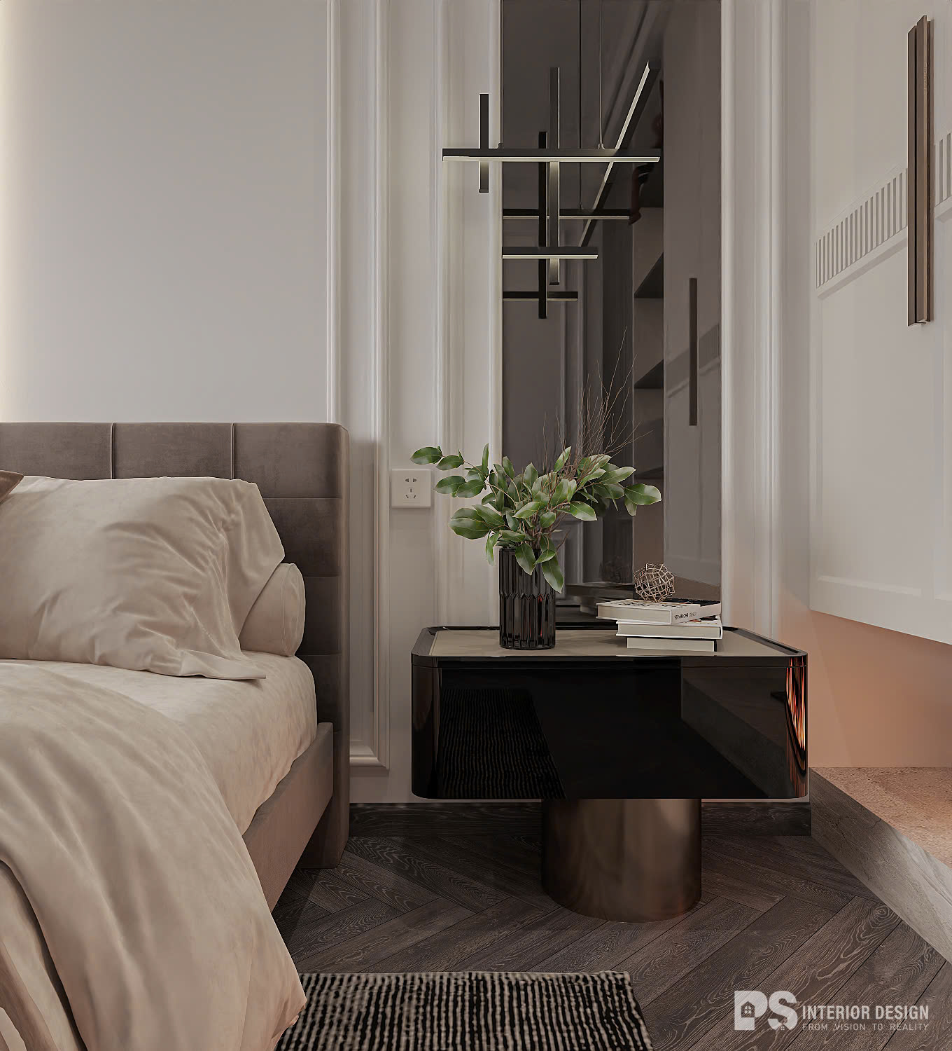 thiết kế nội thất căn hộ diamond centery