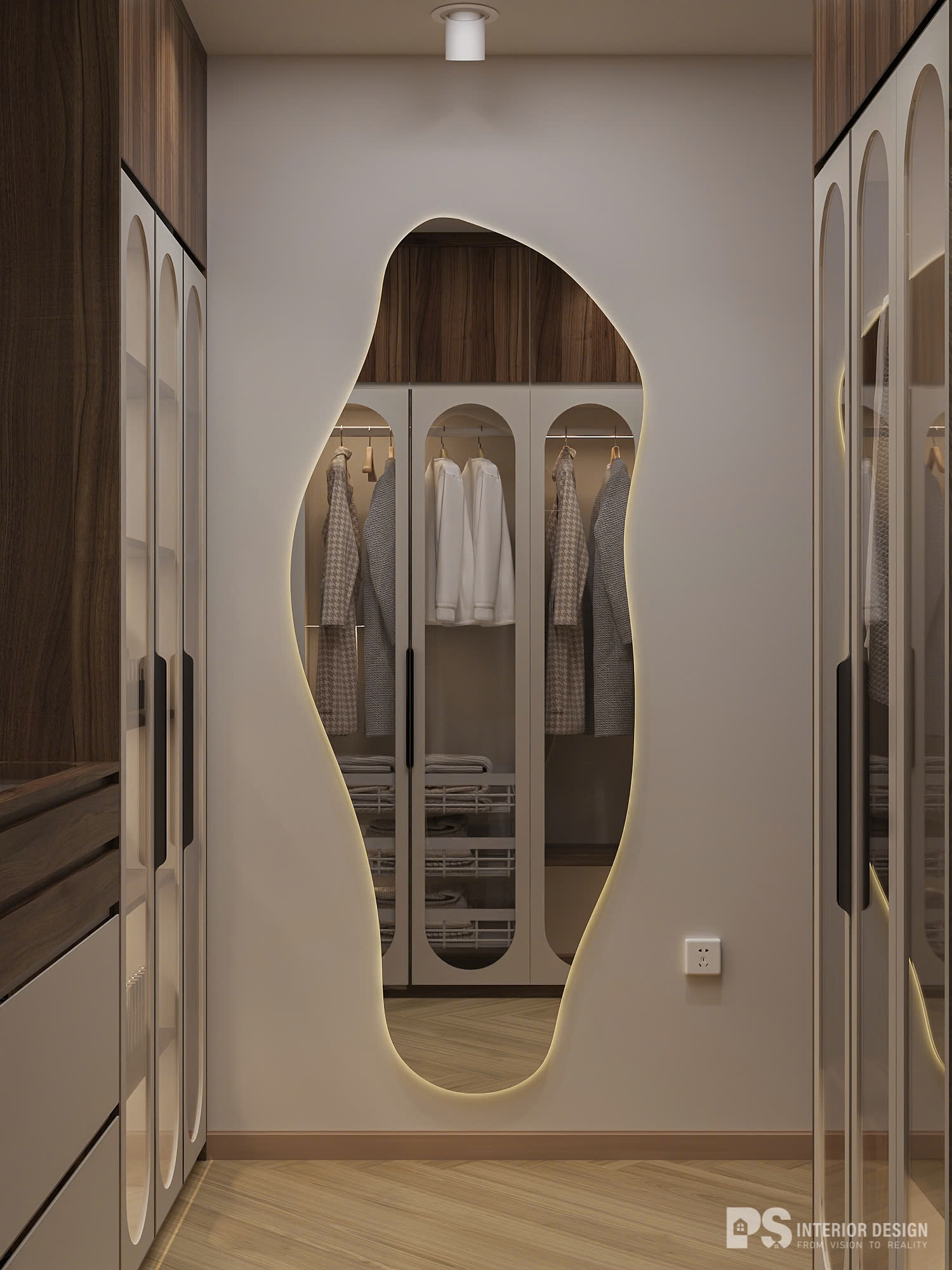 thiết kế nội thất căn hộ Diamond Brilliant