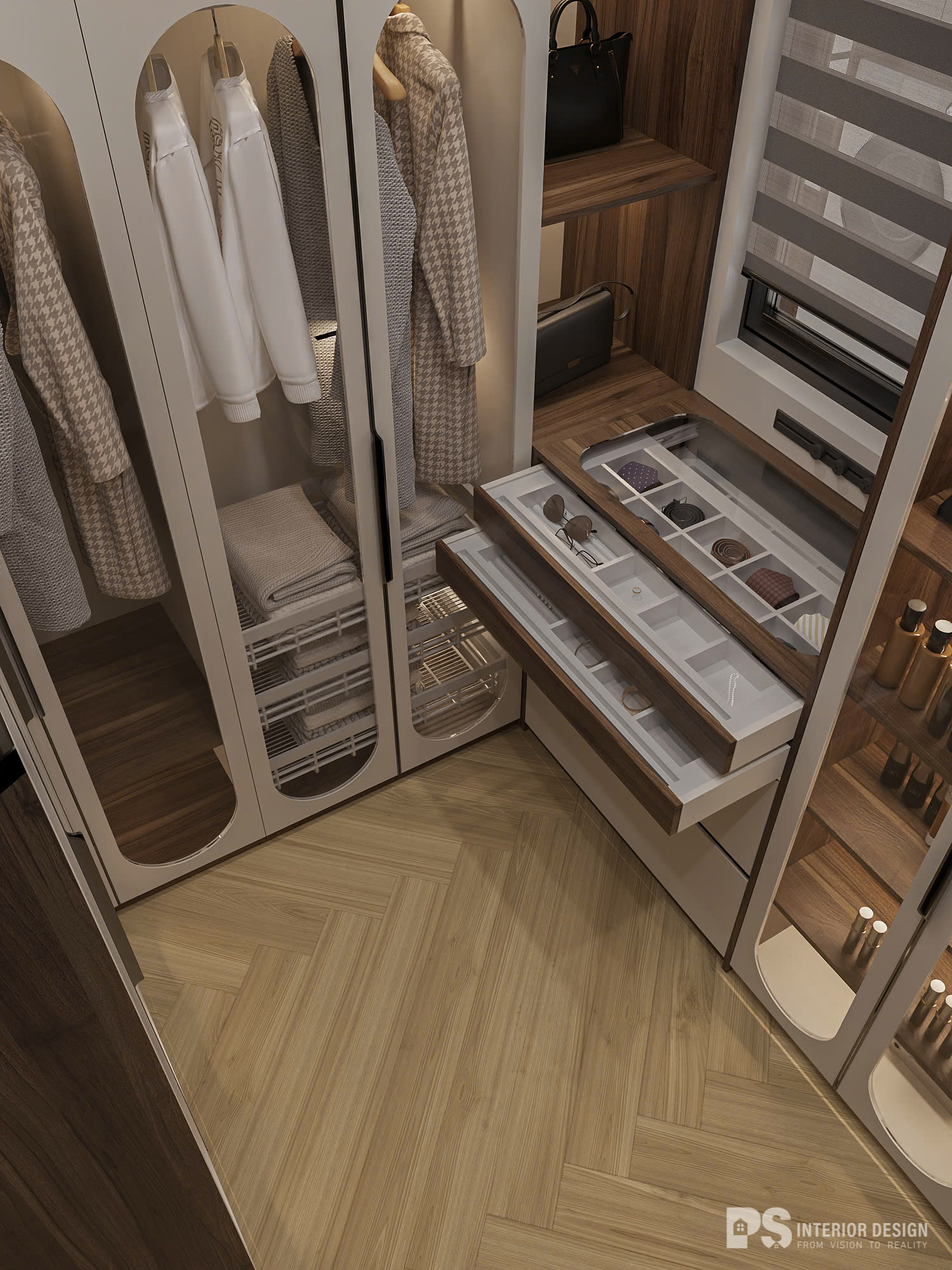 thiết kế nội thất căn hộ Diamond Brilliant