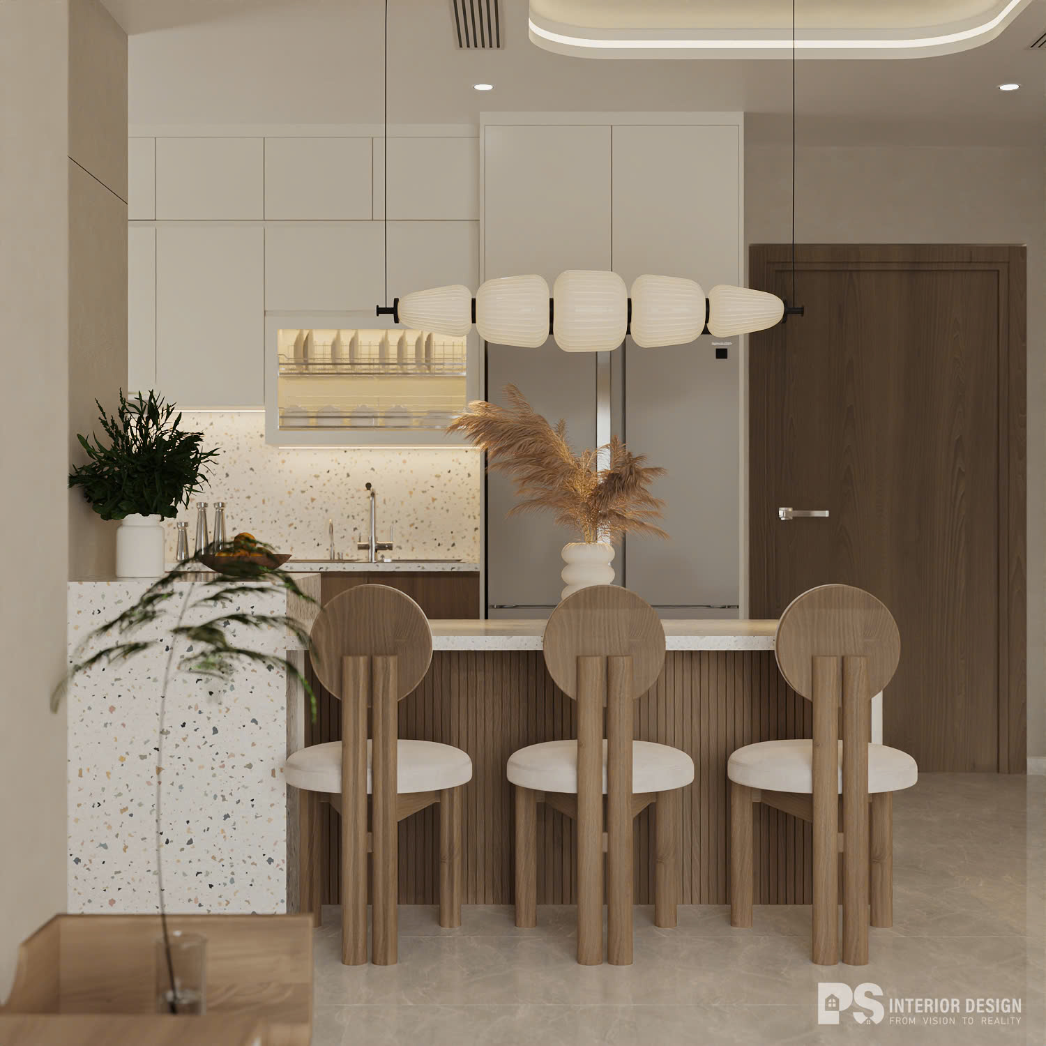 thiết kế thi công nội thất căn hộ The Privia Khang Điền đẹp