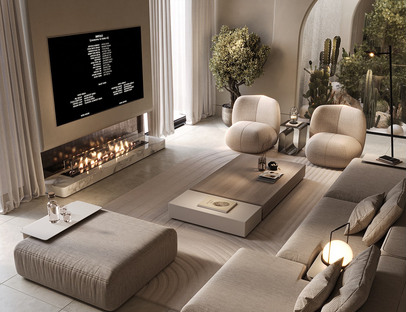 thiết kế nội thất phòng khách