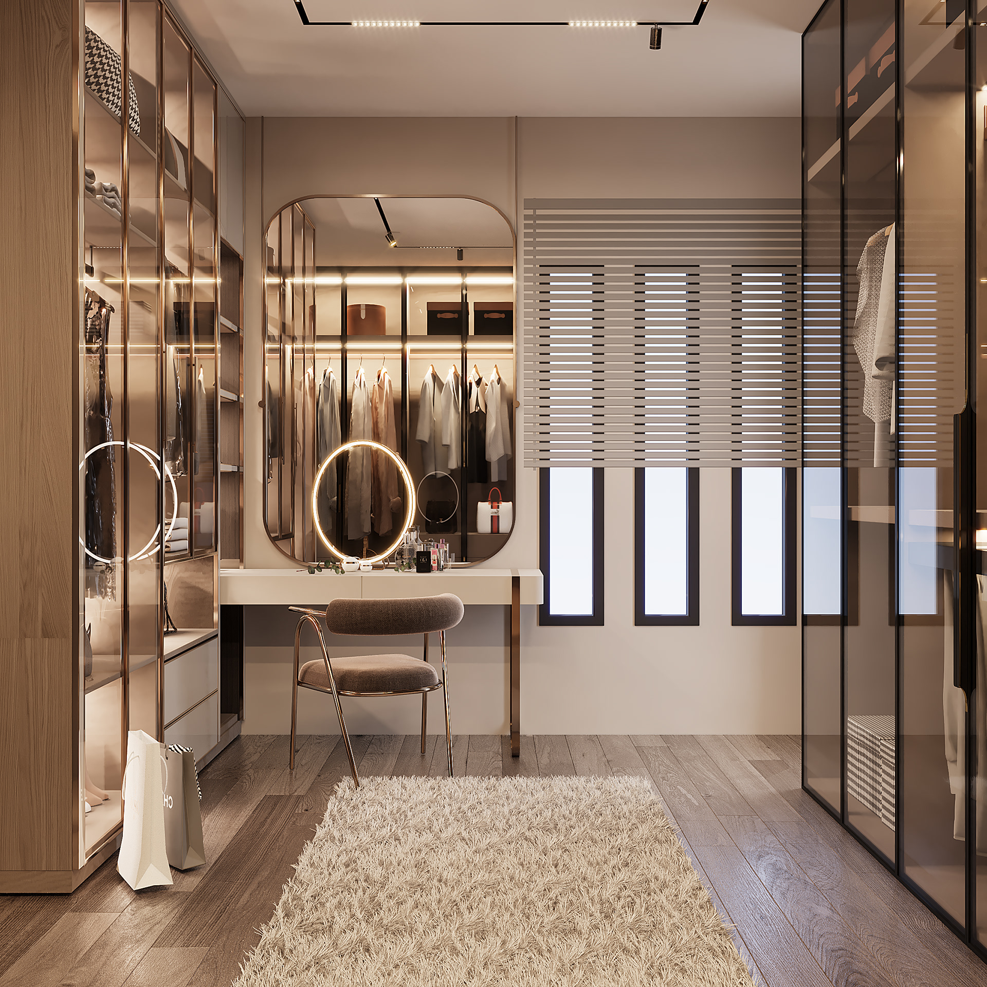 thiết kế nội thất sang trọng 