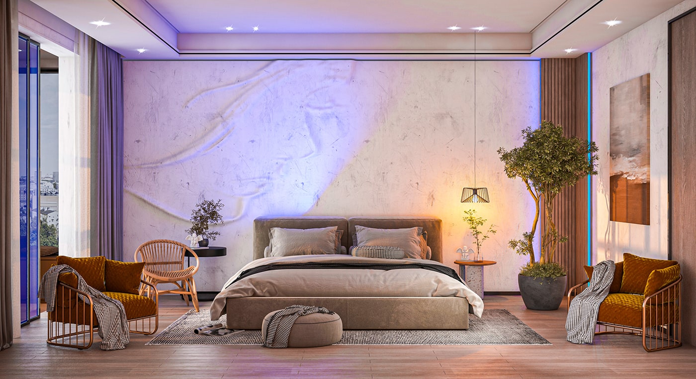 thiết kế nội thất phòng ngủ 