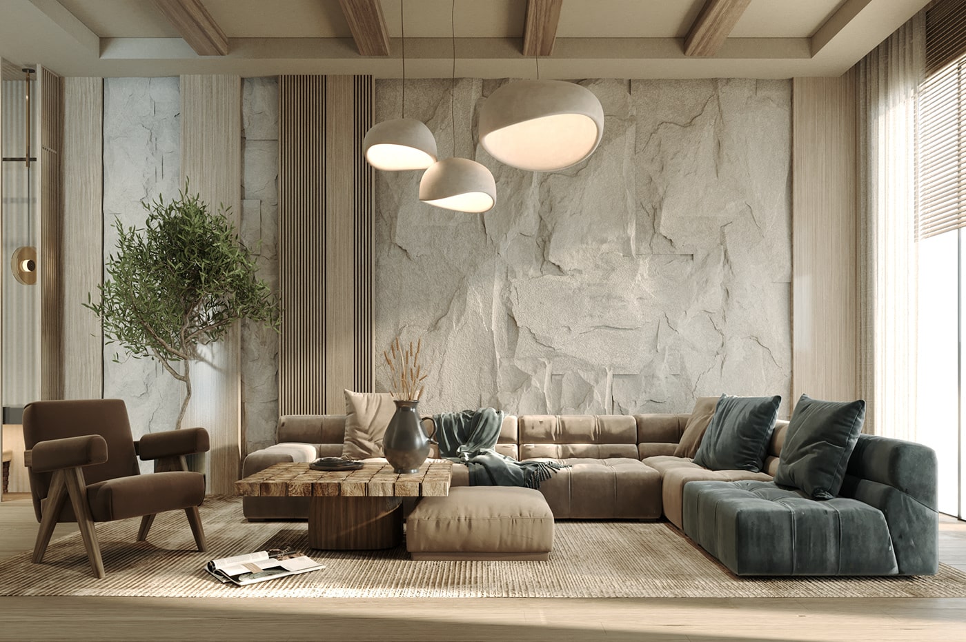 thiết kế nội thất phòng khách