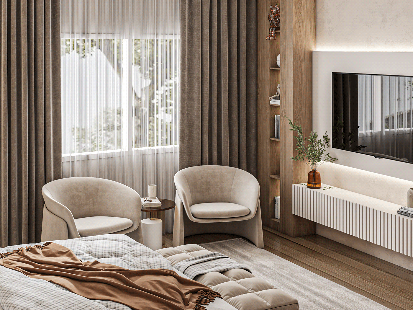 thiết kế nội thất phòng ngủ 