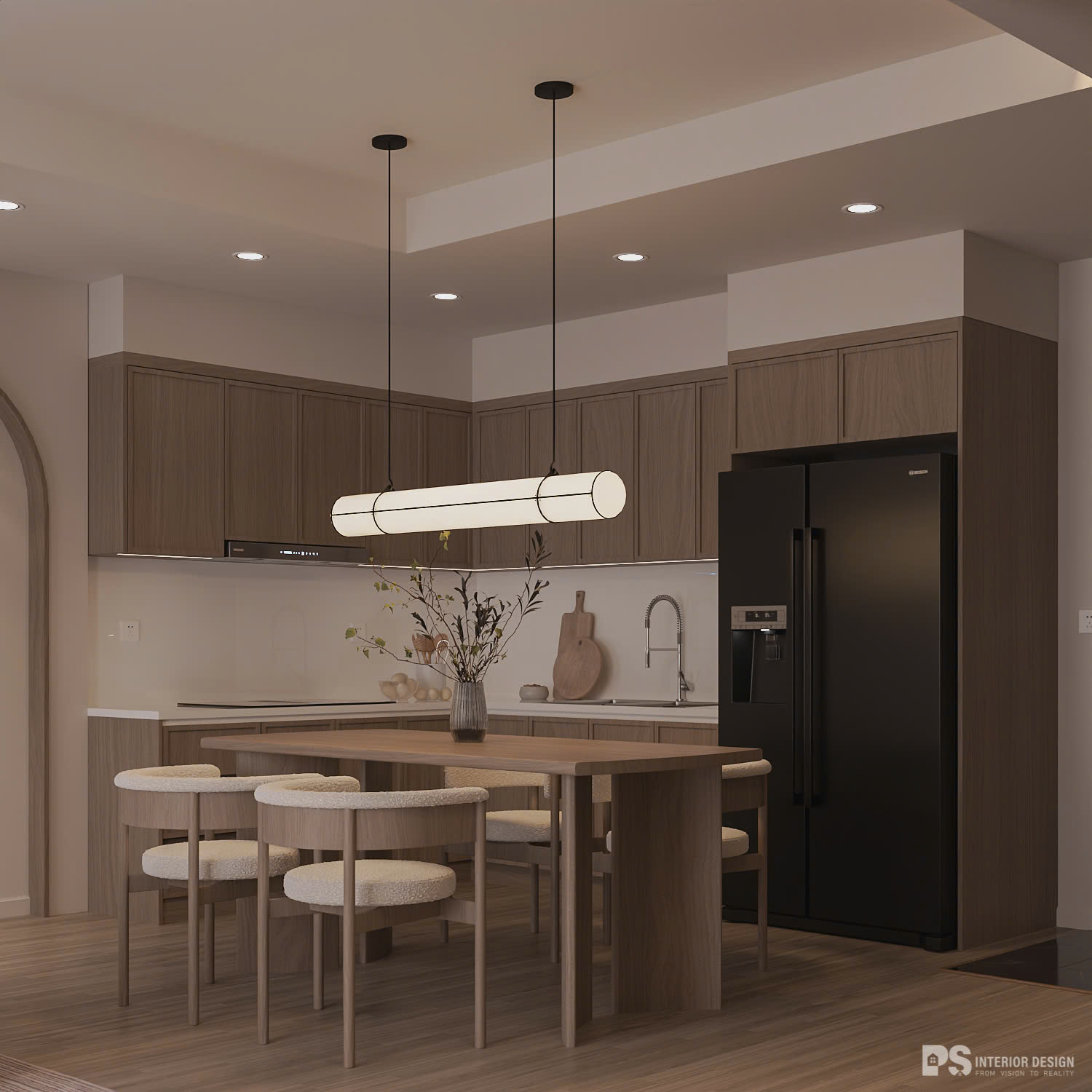 thiết kế nội thất căn hộ akari city