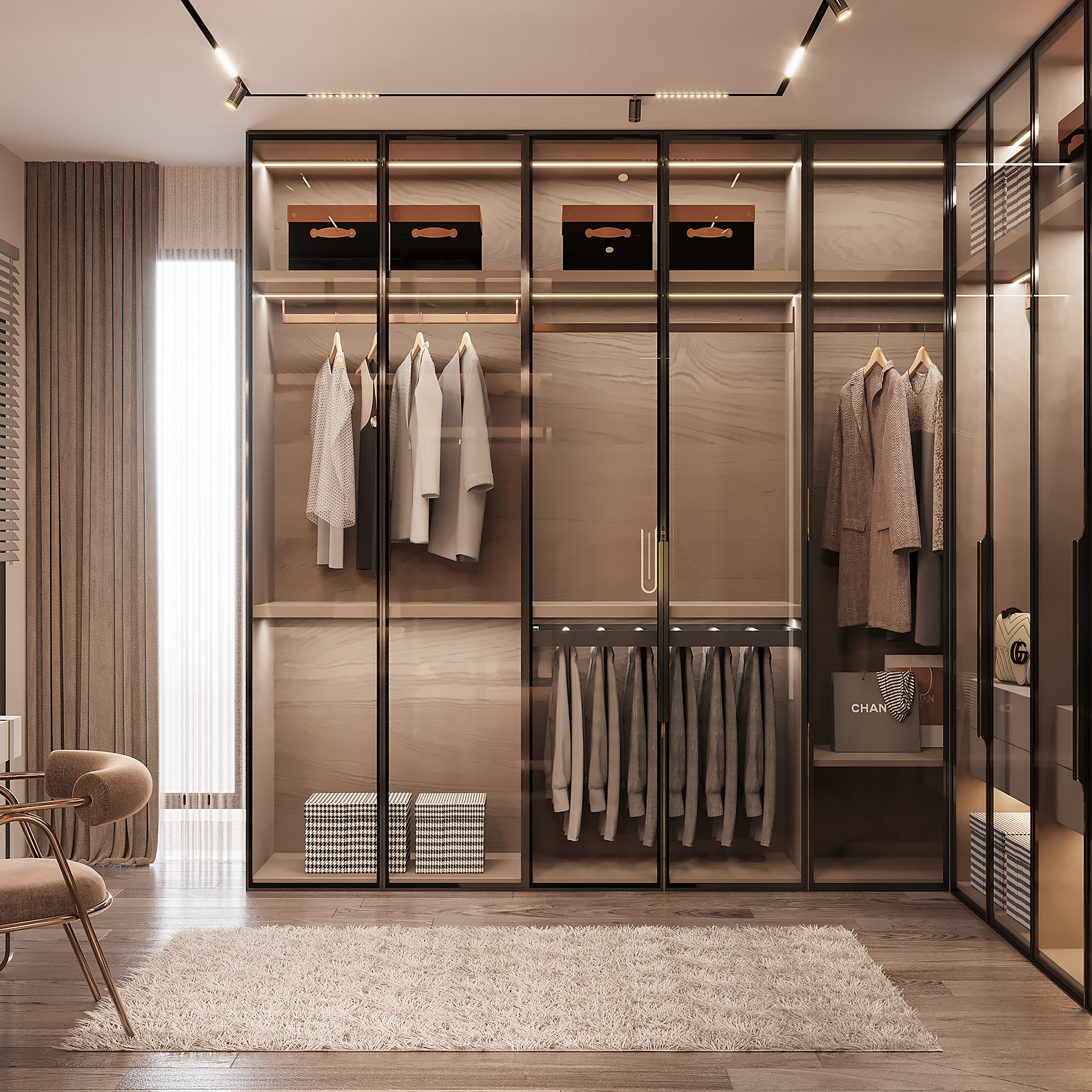 thiết kế nội thất sang trọng 