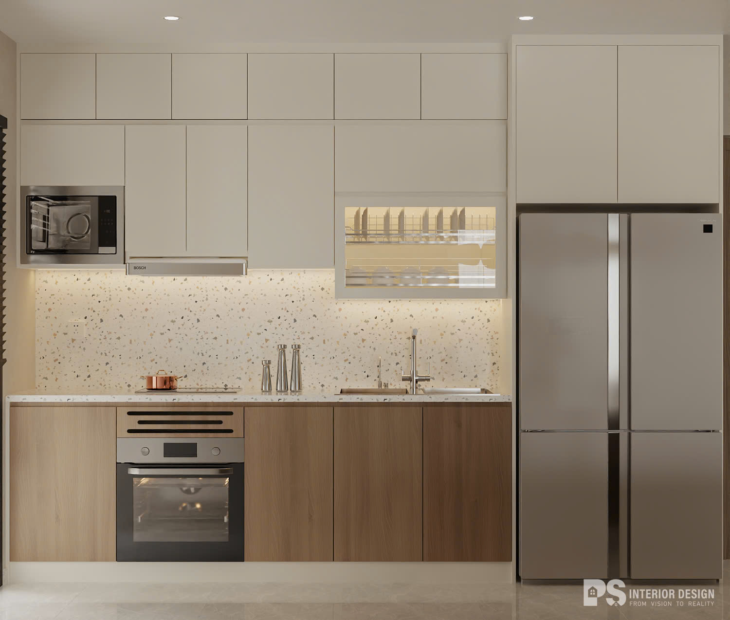 thiết kế thi công nội thất căn hộ The Privia Khang Điền hiện đại