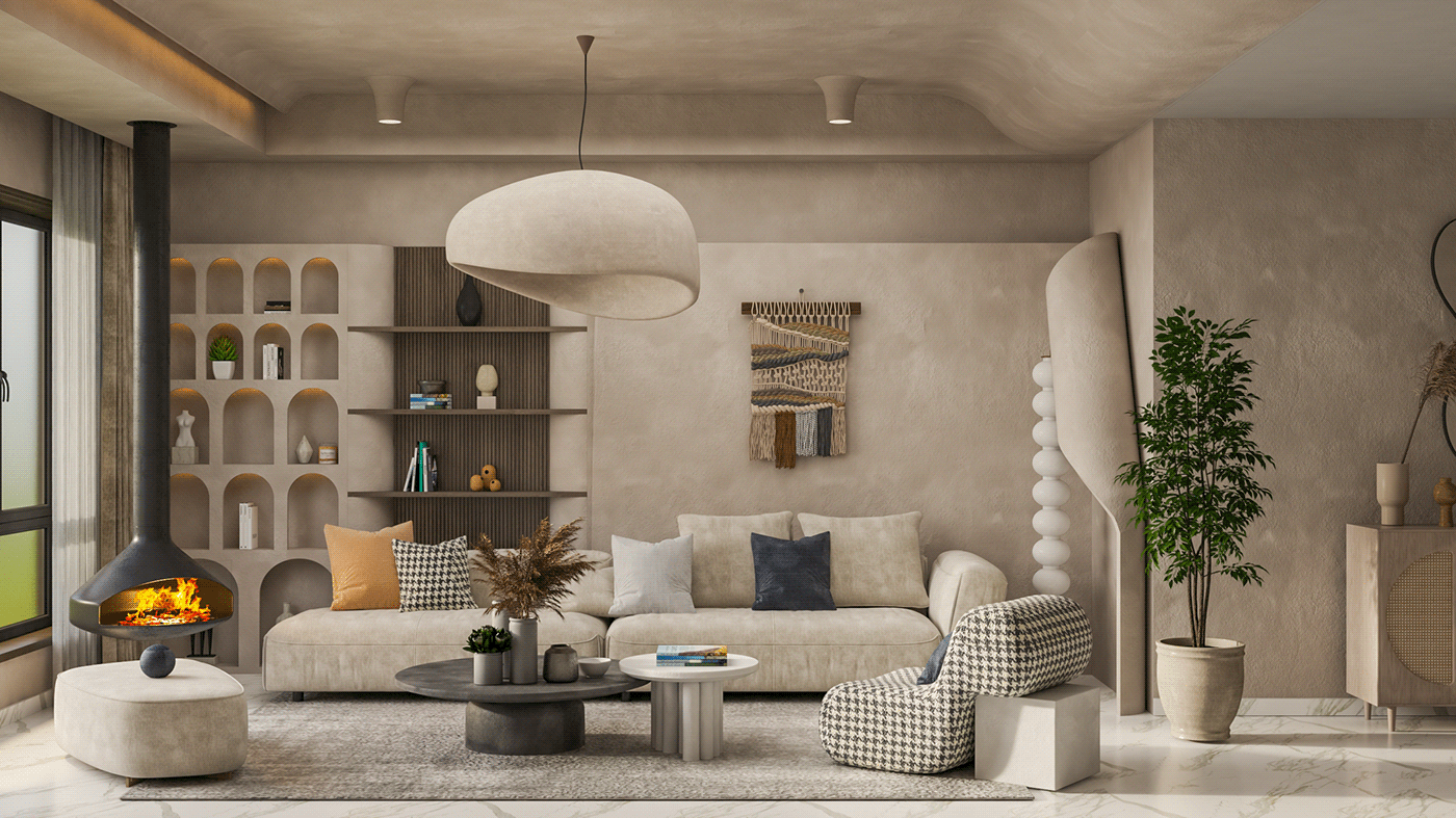 thiết kế nội thất phòng khách