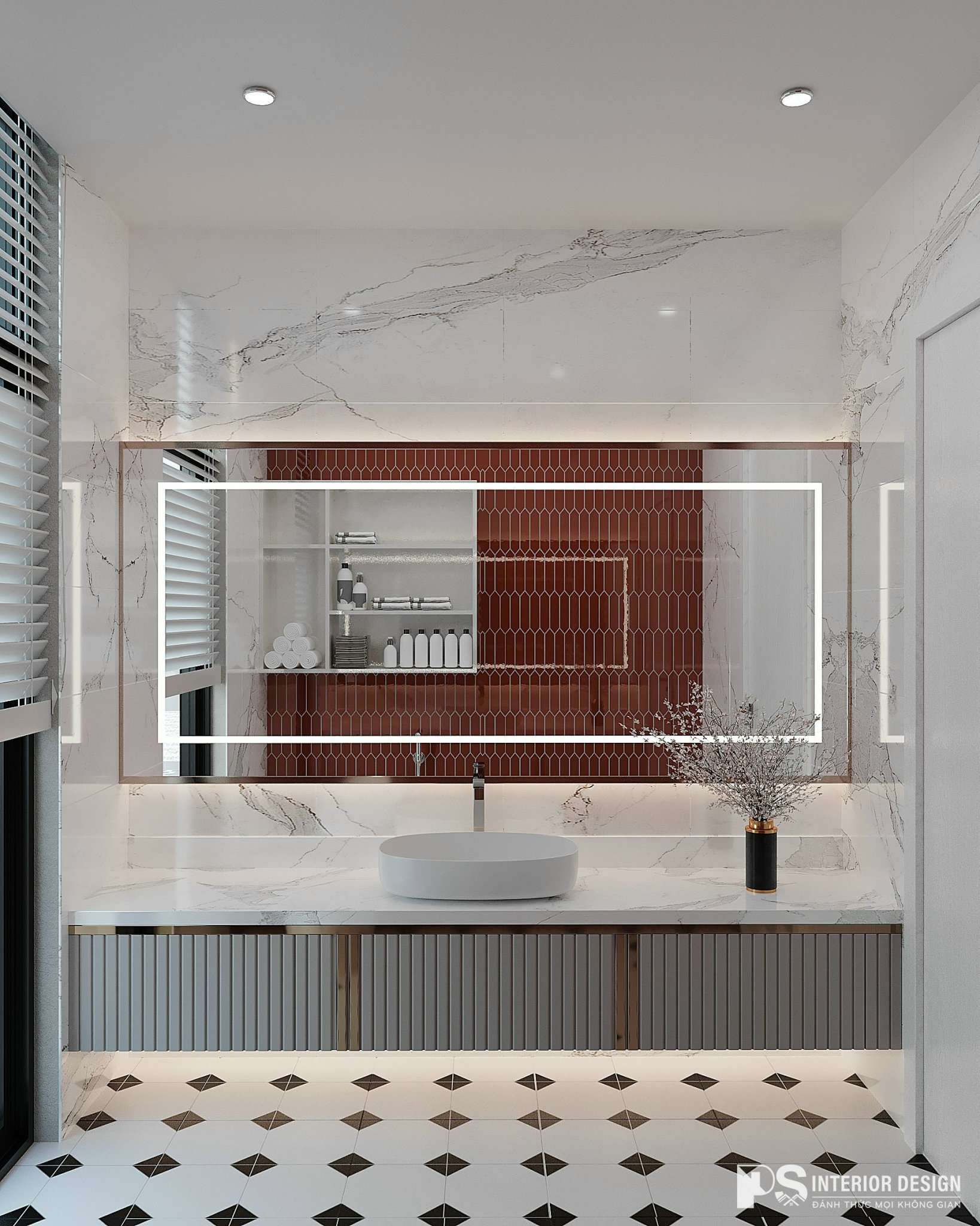 Thiết kế căn hộ Jamila Khang Điền bởi PS Interior Design