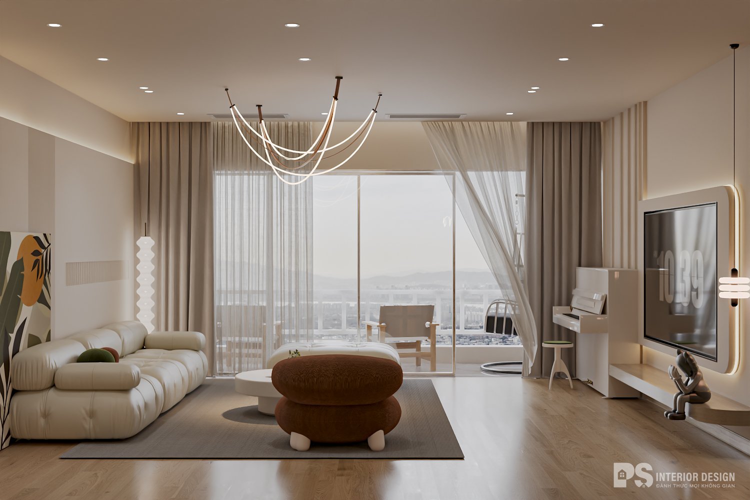 Thiết kế căn hộ Wabi Sabi - PS Interior Design