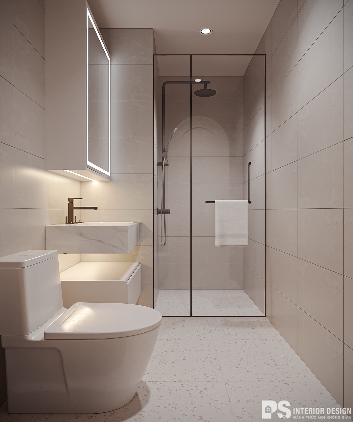 Thiết kế căn hộ Wabi Sabi - PS Interior Design