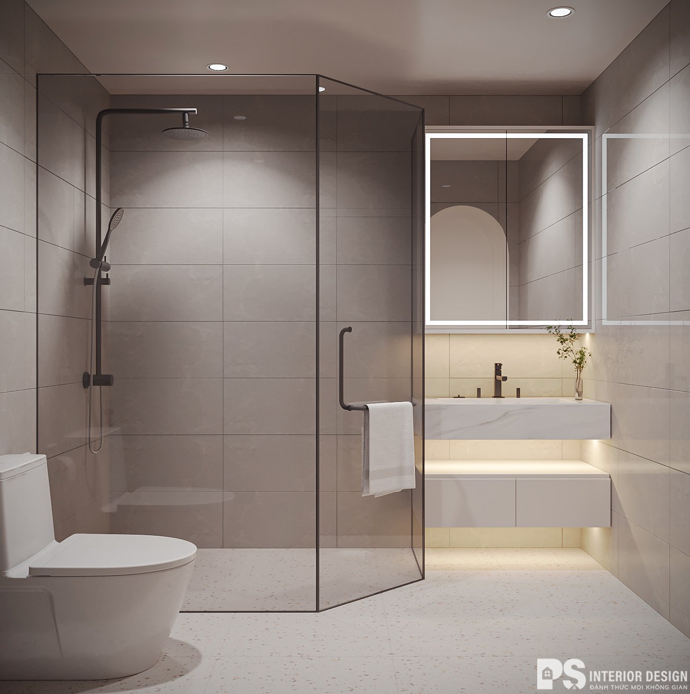 Thiết kế căn hộ Wabi Sabi - PS Interior Design